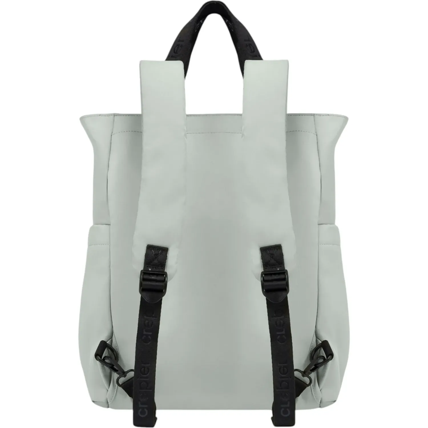 CREPIER Mochila Crepier Tote Mujer Tote Irina Grande color verde salvia | Platanitos
