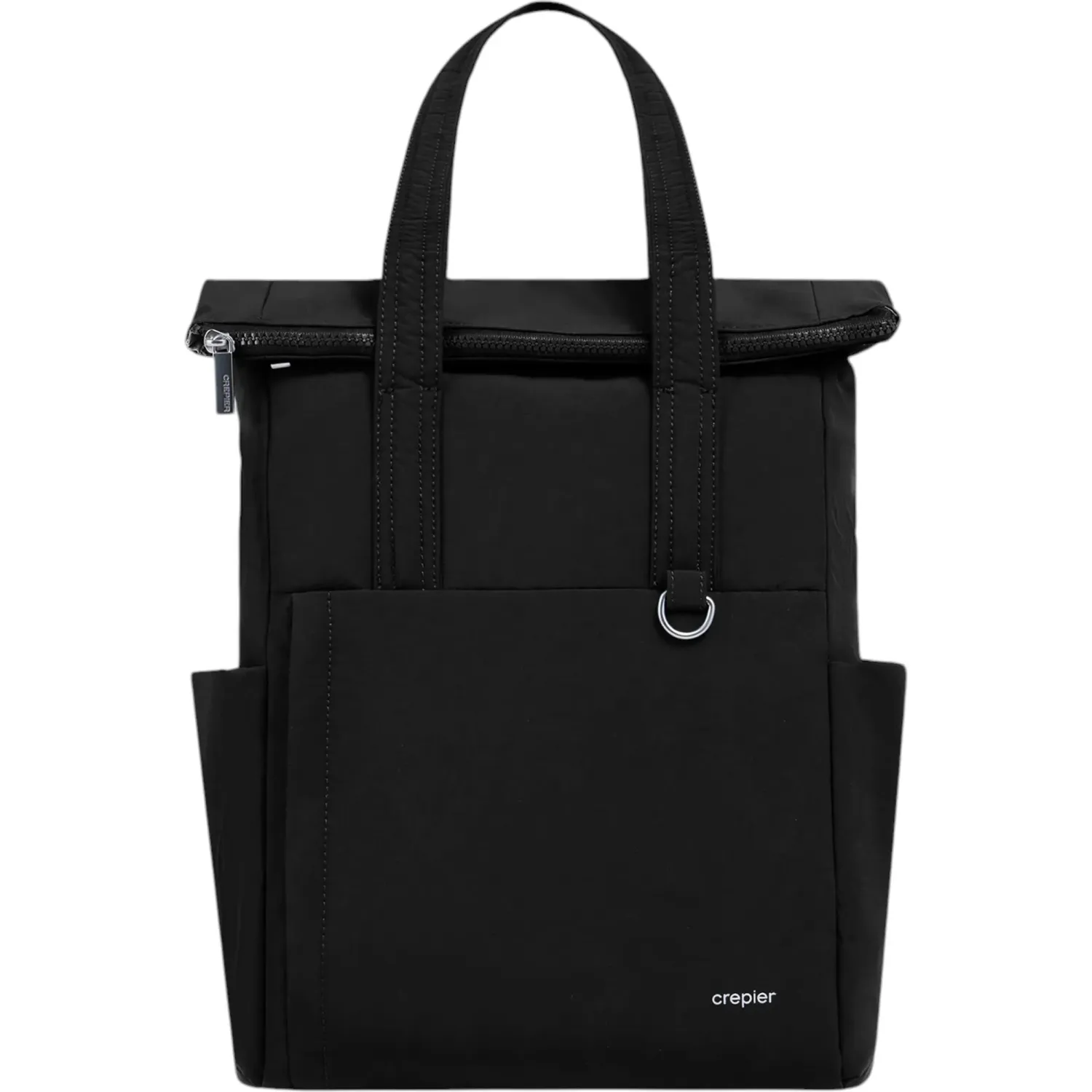 CREPIER Mochila Crepier Tote Mujer Tote Lia Mediano color negro | Platanitos