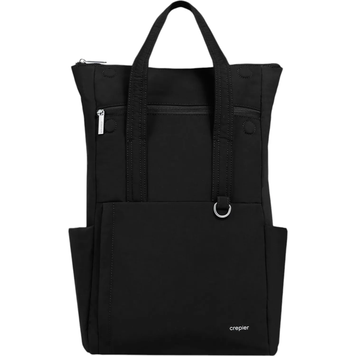 CREPIER Mochila Crepier Tote Mujer Tote Lia Mediano color negro | Platanitos