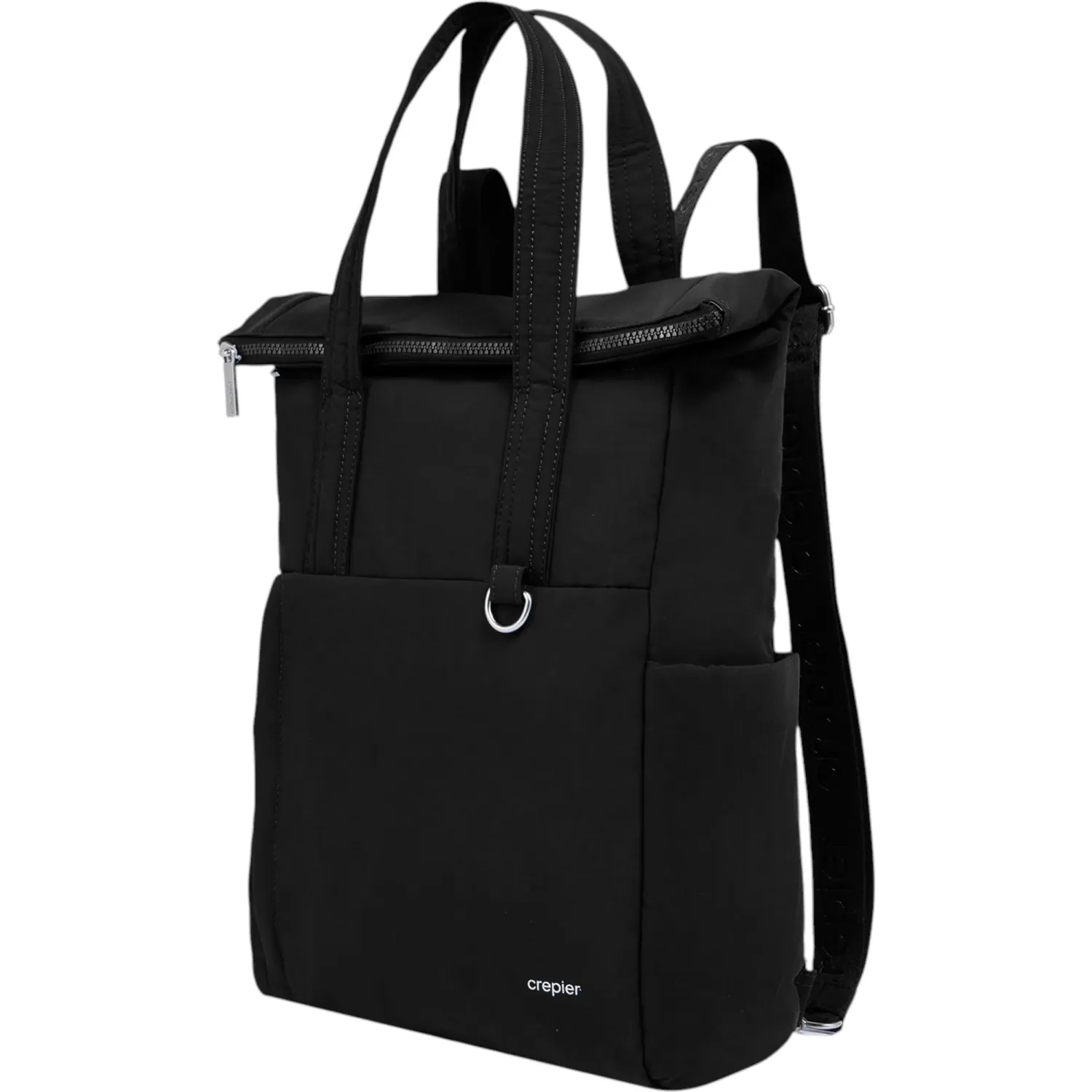 CREPIER Mochila Crepier Tote Mujer Tote Lia Mediano color negro | Platanitos