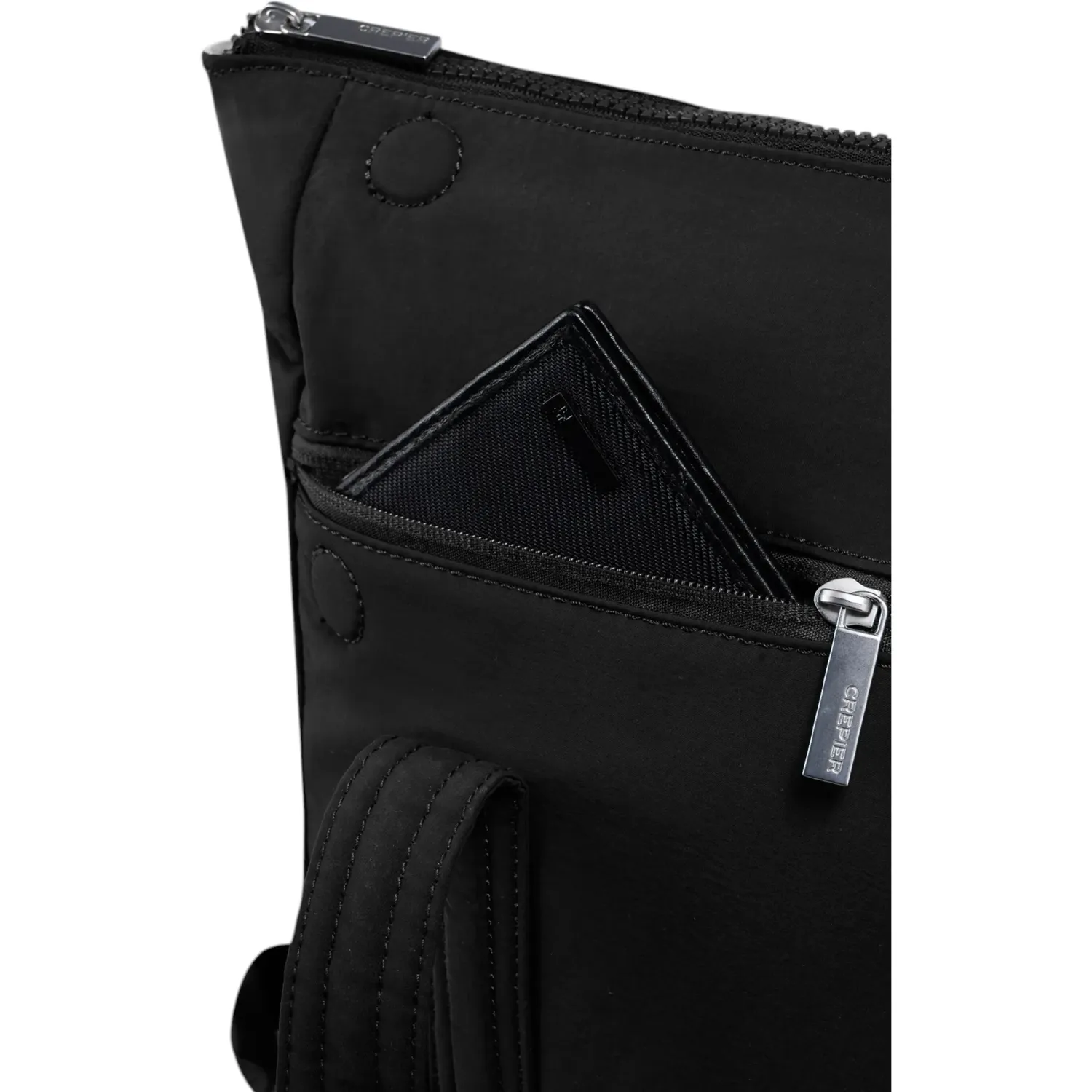 CREPIER Mochila Crepier Tote Mujer Tote Lia Mediano color negro | Platanitos