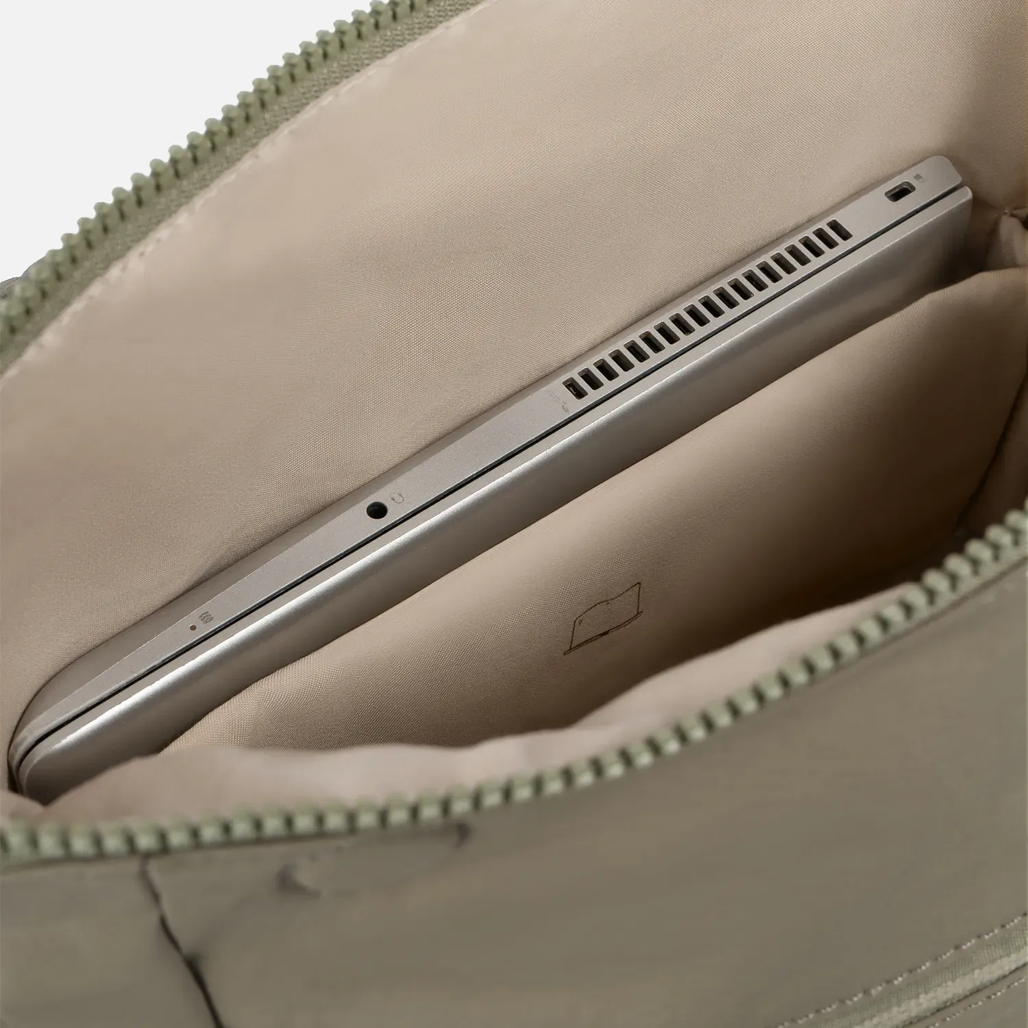 CREPIER Mochila Crepier Tote Mujer Tote Lia Mediano color olivo | Platanitos