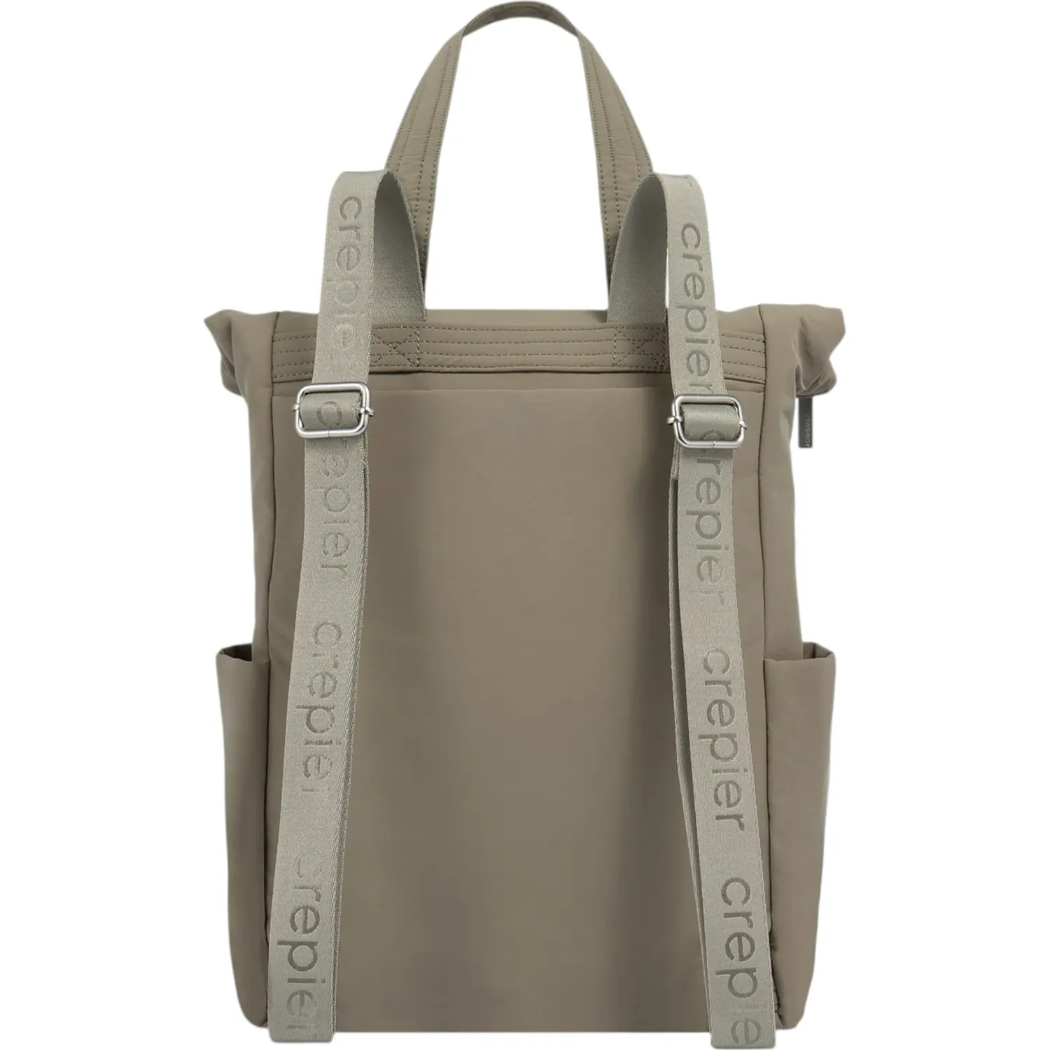 CREPIER Mochila Crepier Tote Mujer Tote Lia Mediano color olivo | Platanitos