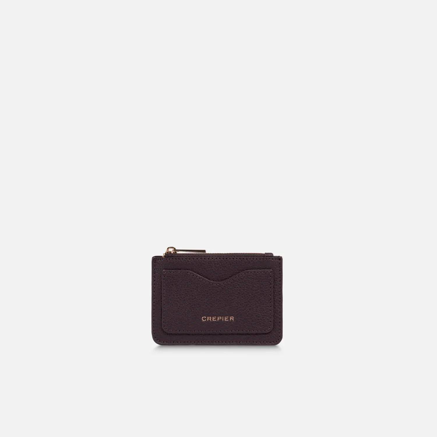 CREPIER Monedero Crepier Mujer Delphine Chico color marron oscuro | Platanitos