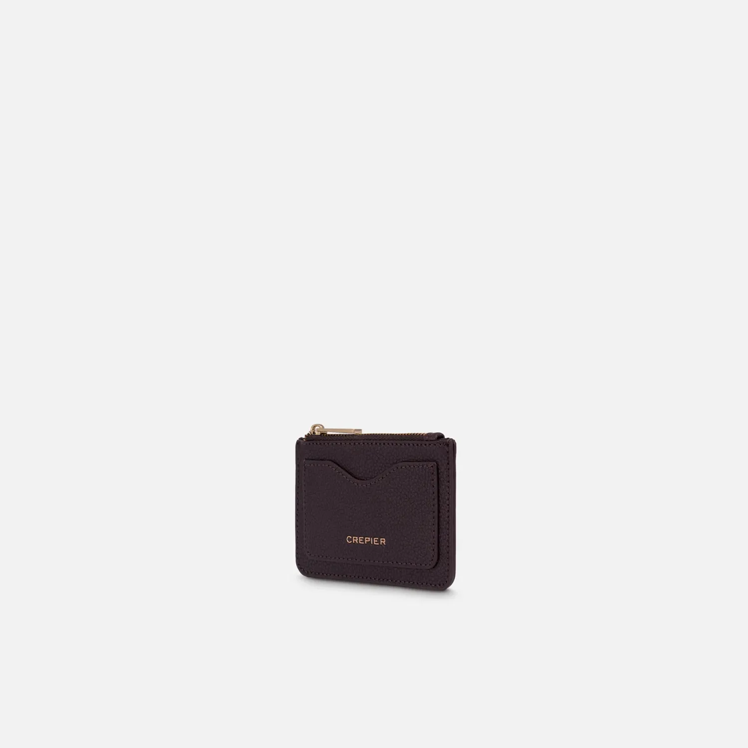 CREPIER Monedero Crepier Mujer Delphine Chico color marron oscuro | Platanitos