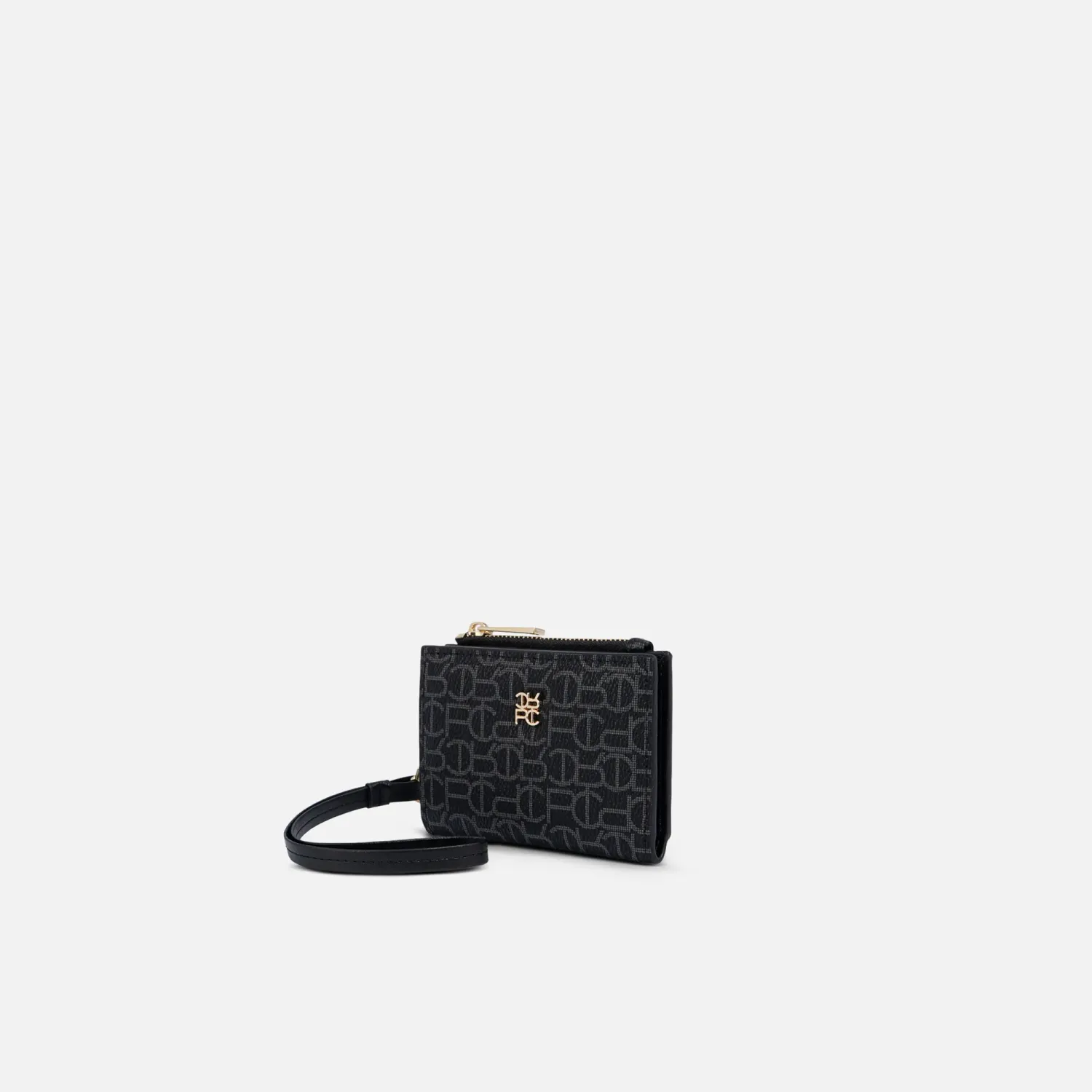 CREPIER Monedero Crepier Mujer Riana Chico Signature color negro | Platanitos