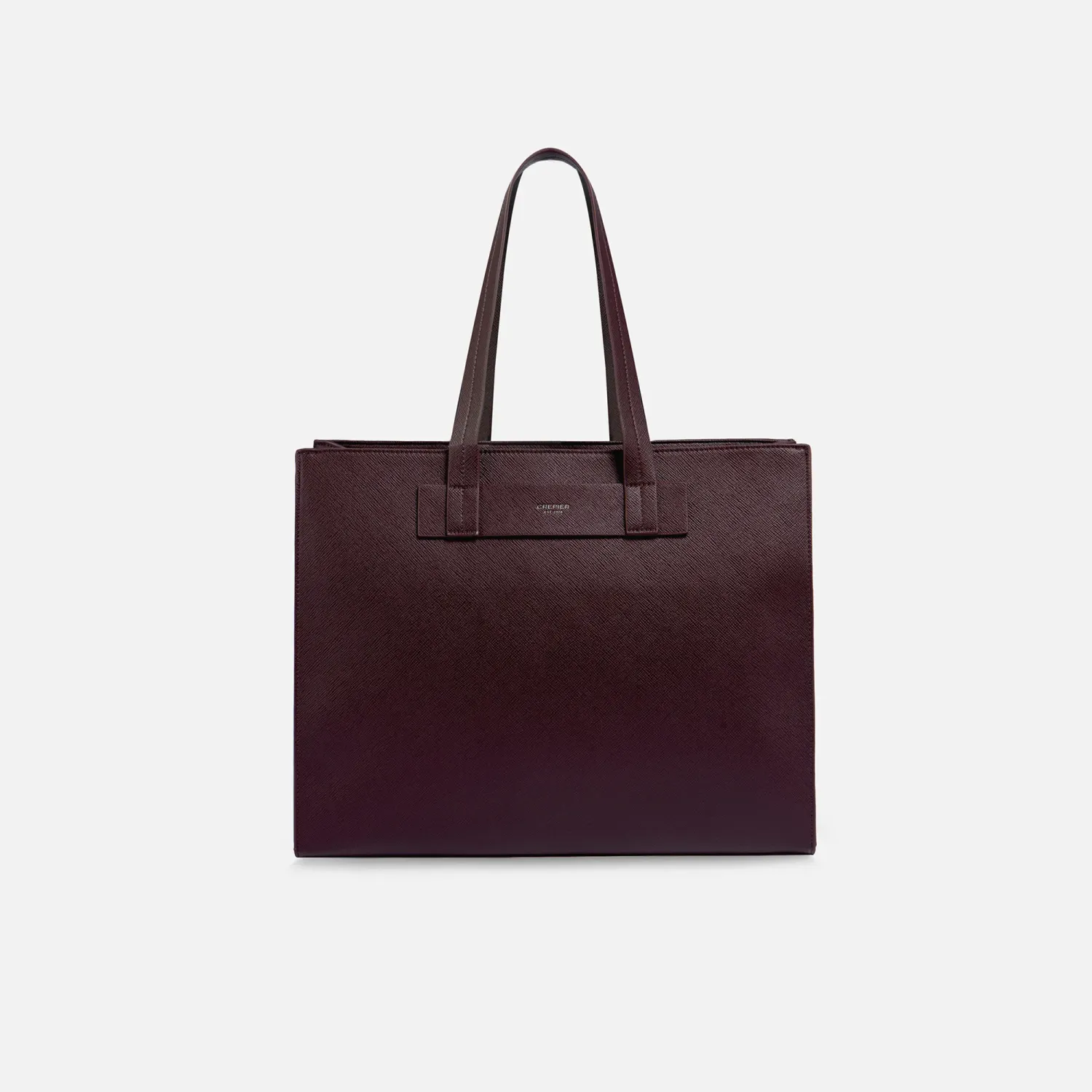 Tote Crepier Mujer Felia Grande color burgundy | Platanitos