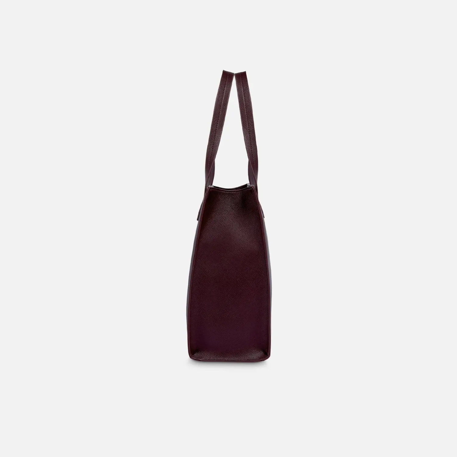 Tote Crepier Mujer Felia Grande color burgundy | Platanitos
