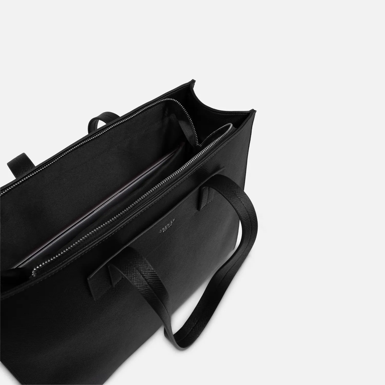 Tote Crepier Mujer Felia Grande color negro | Platanitos