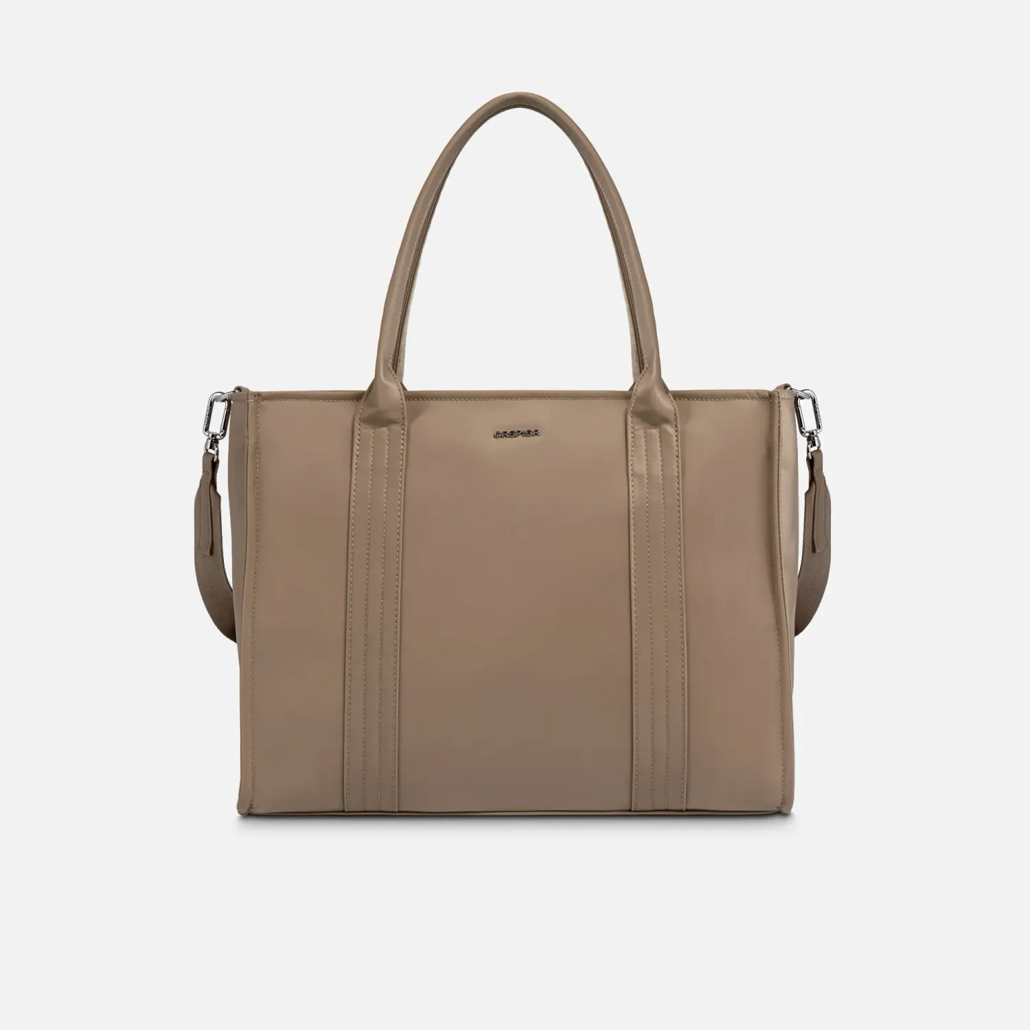 Tote Crepier Mujer Olimpia Grande color topo | Platanitos