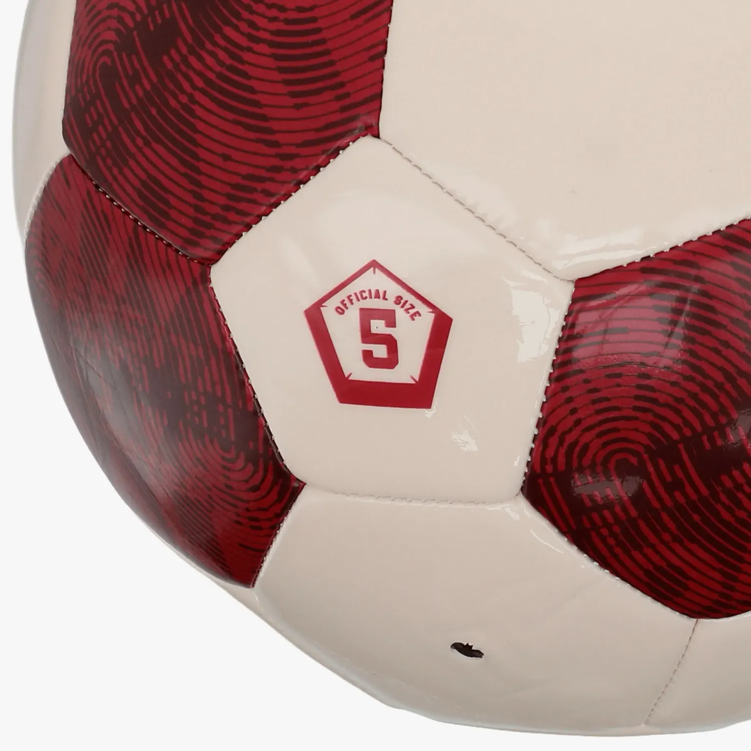UNIVERSITARIO Pelota Universitario Futbol Unisex Universitario color blanco / guinda | Platanitos