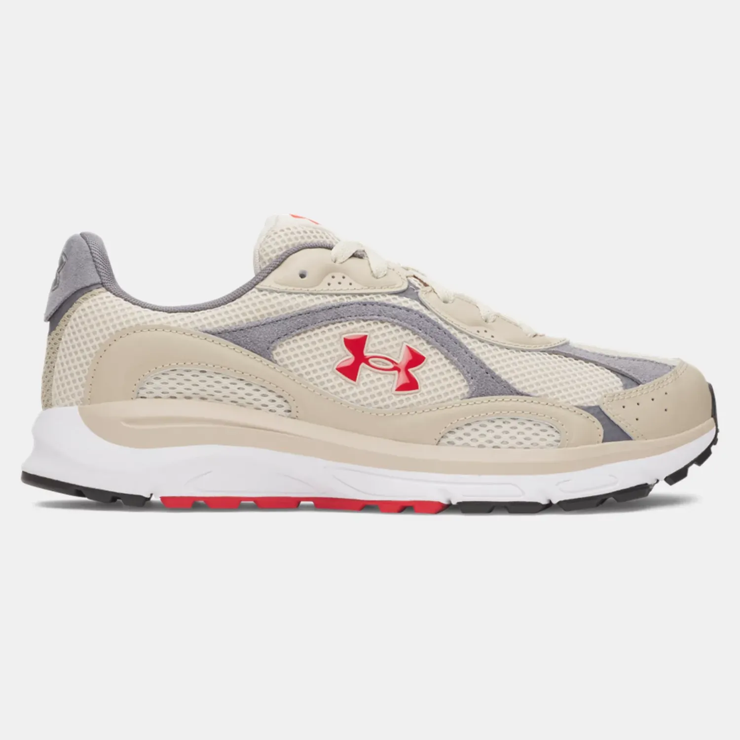Zapatilla Under Armour De Running Hombre Tech Runner color gris / beige | Platanitos