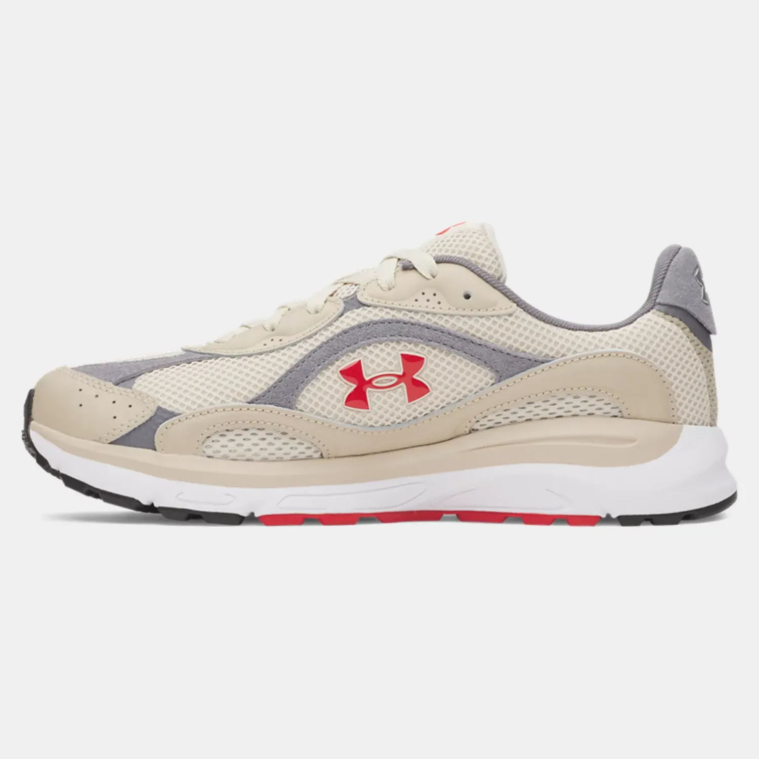 Zapatilla Under Armour De Running Hombre Tech Runner color gris / beige | Platanitos