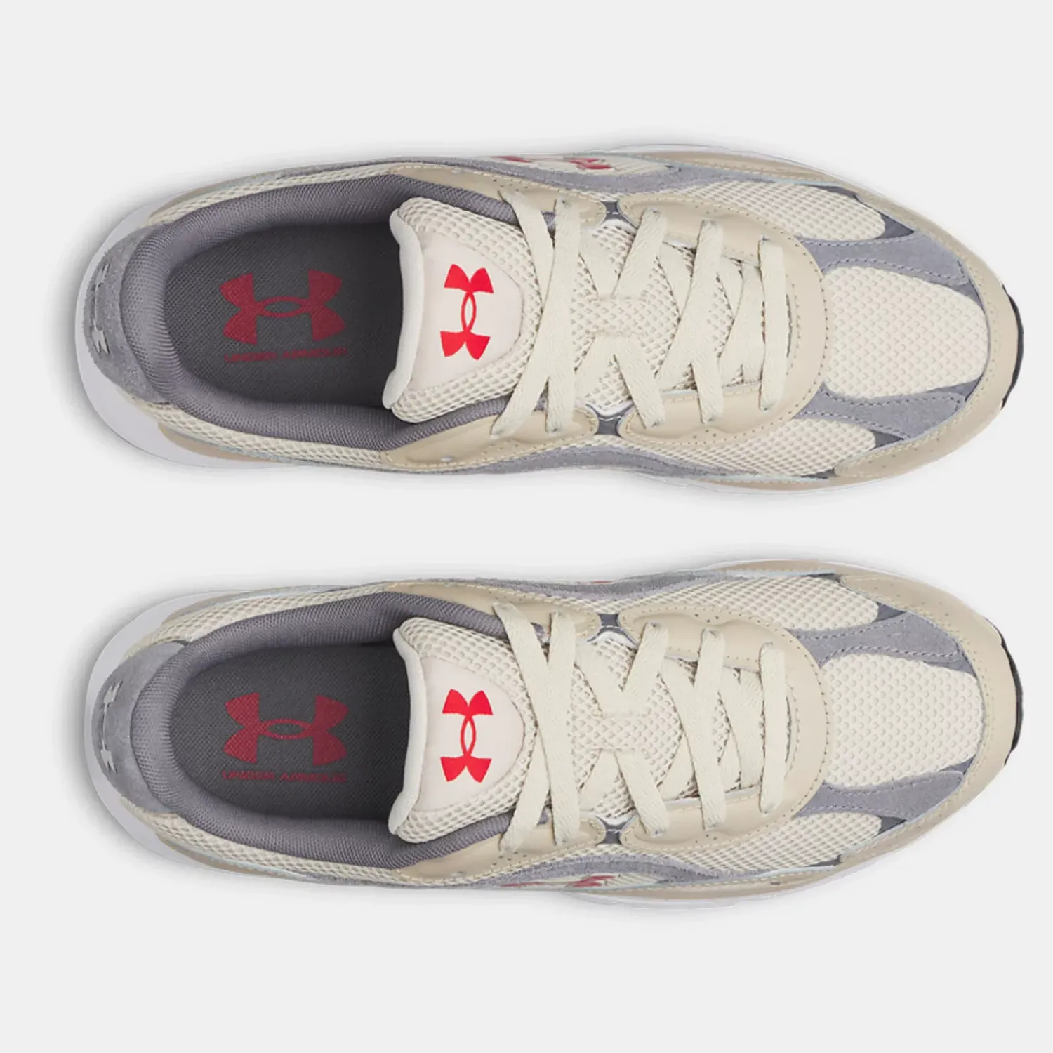 Zapatilla Under Armour De Running Hombre Tech Runner color gris / beige | Platanitos