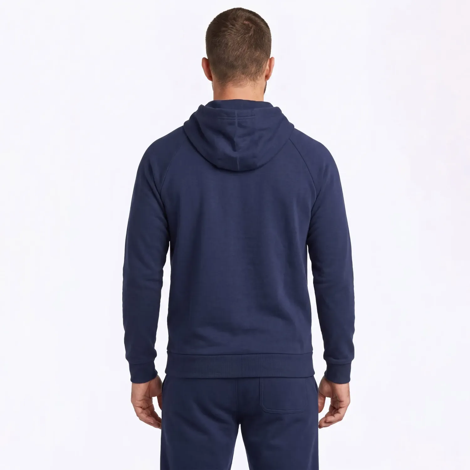 Polera Under Armour Deportiva Hombre Rival Fleece Hoodie color azul | Platanitos