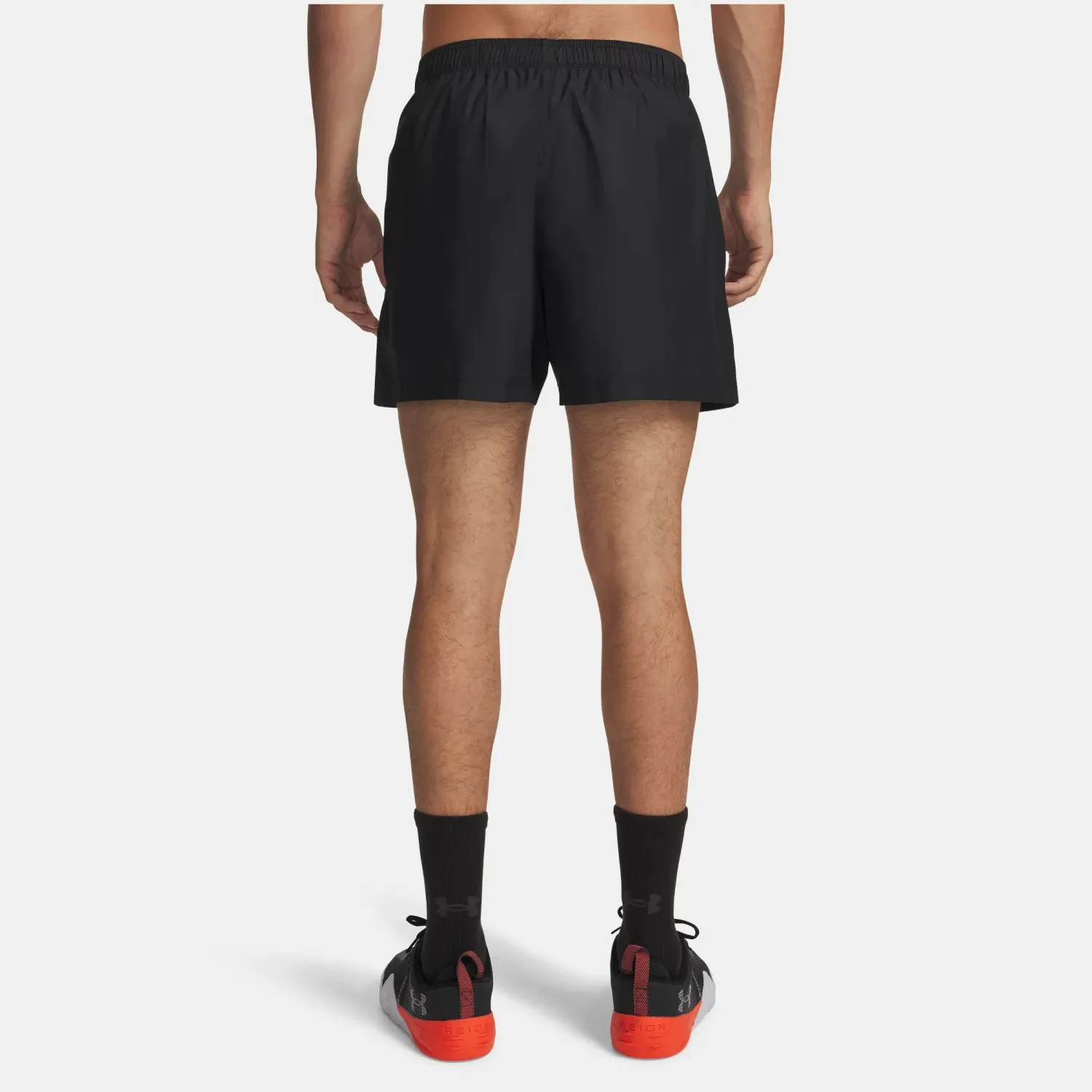 Short Under Armour Training Hombre Tech Woven 5in color negro | Platanitos