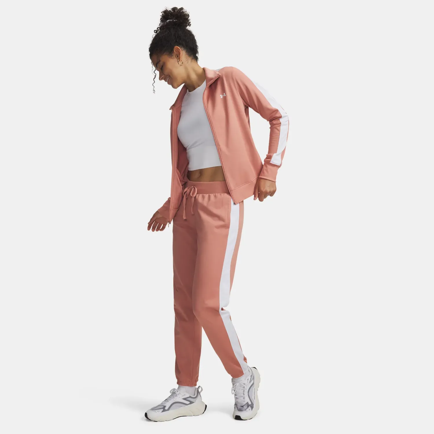 Under Armour Conjunto Under Armour Deportivo Mujer Tricot color rosado | Platanitos