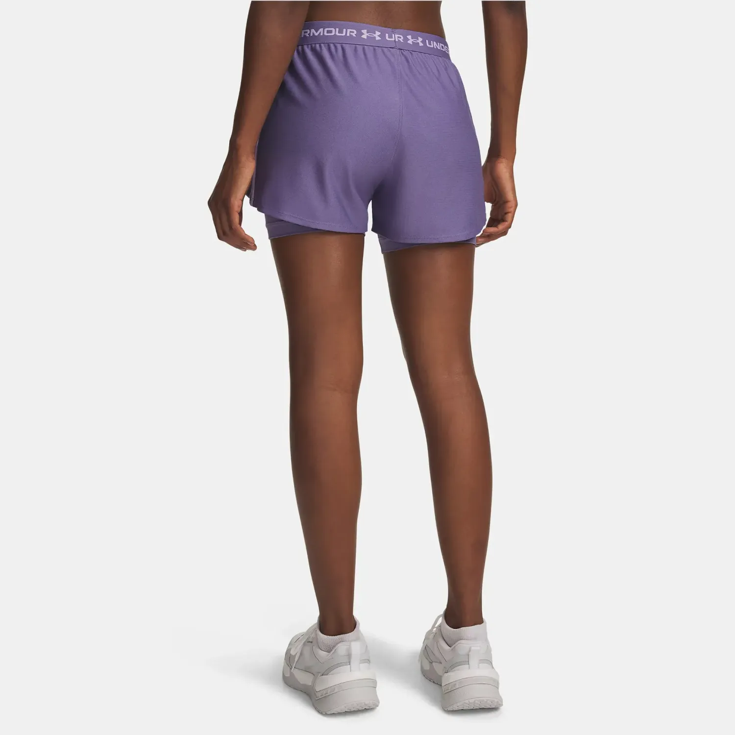 Short Under Armour Training Mujer Tech Play Up 2in1 color morado | Platanitos