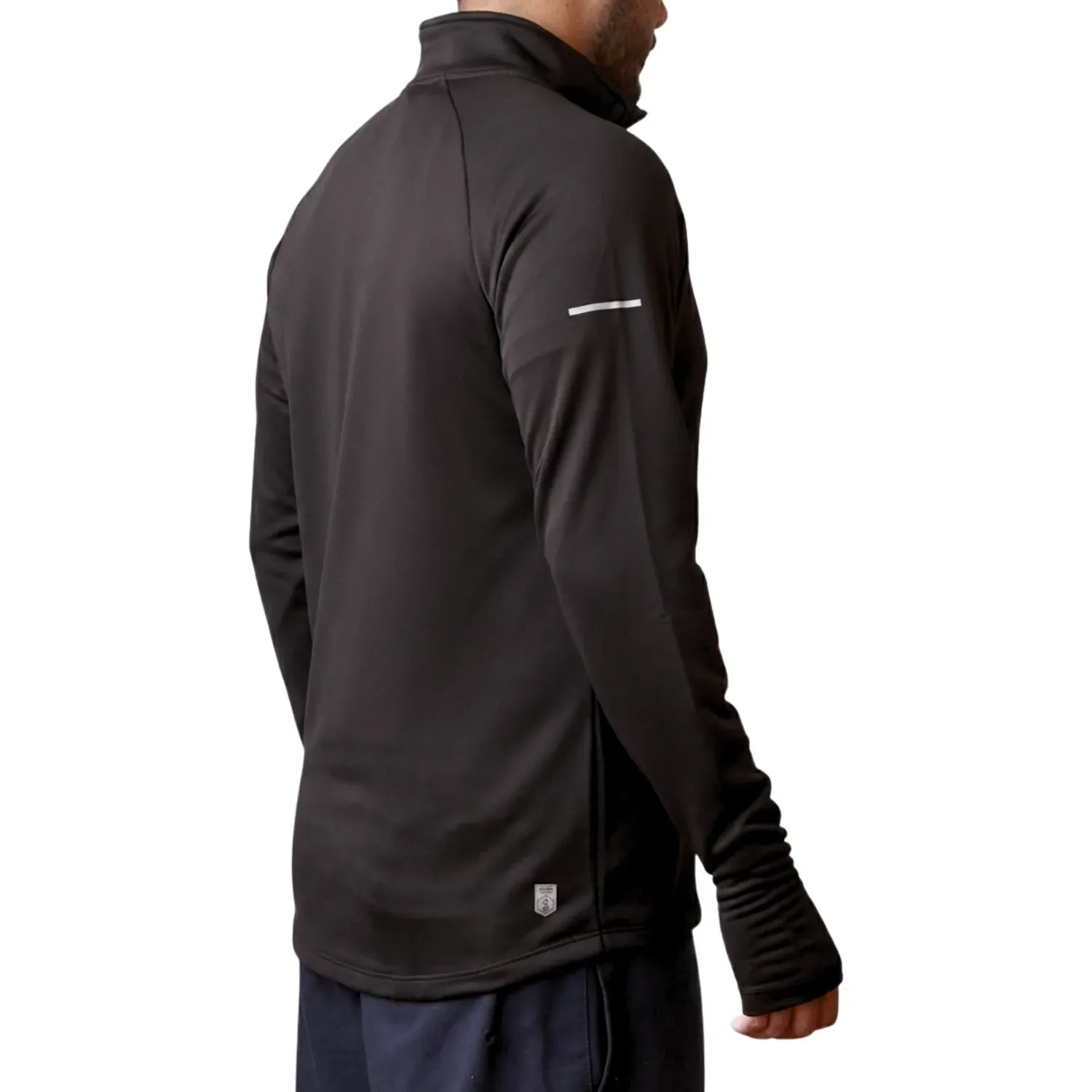 Casaca Umbro Hombre Training Half Zip Top color negro | Platanitos