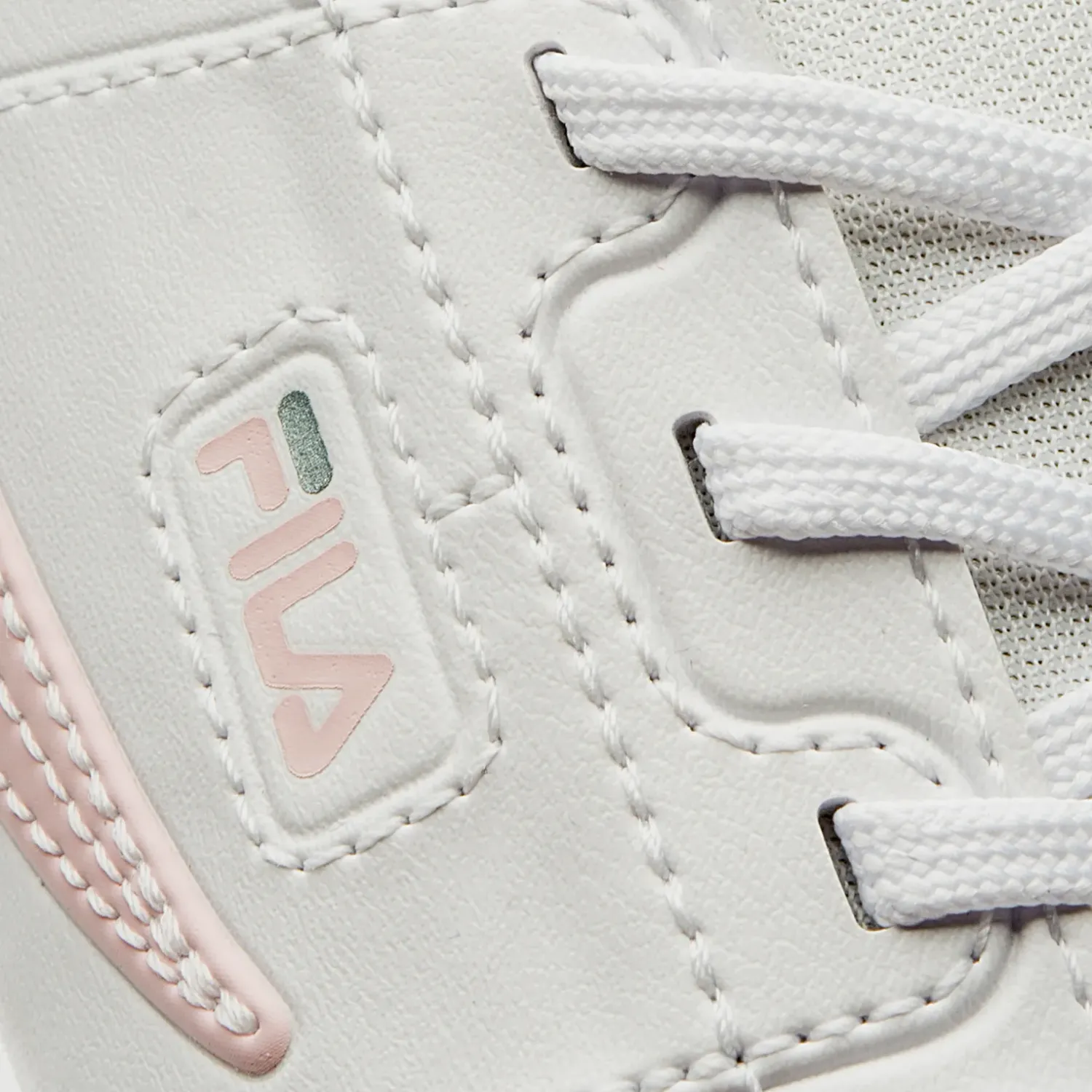 Zapatillas Fila Urbanas Niña Acd Classic Mid color blanco / rosado | Platanitos