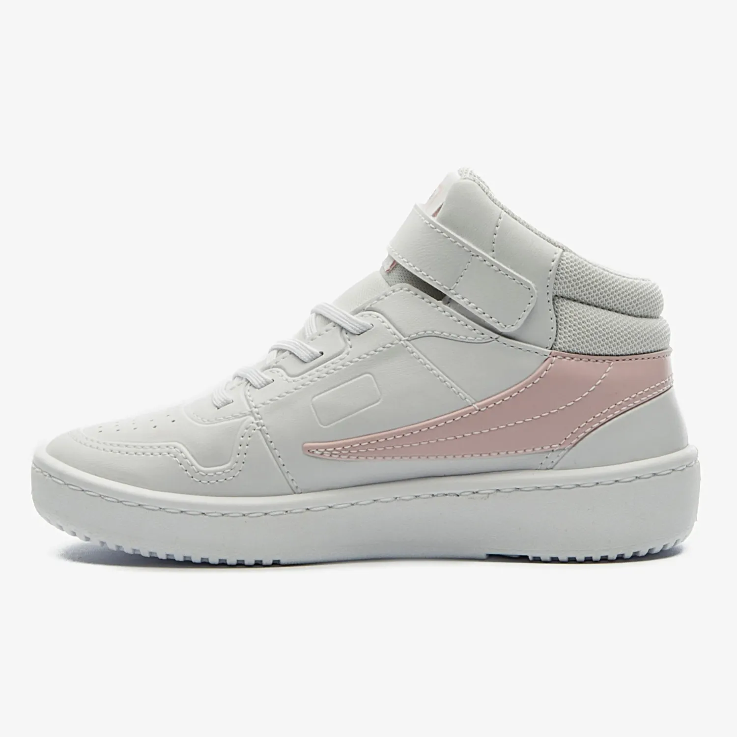 Zapatillas Fila Urbanas Niña Acd Classic Mid color blanco / rosado | Platanitos