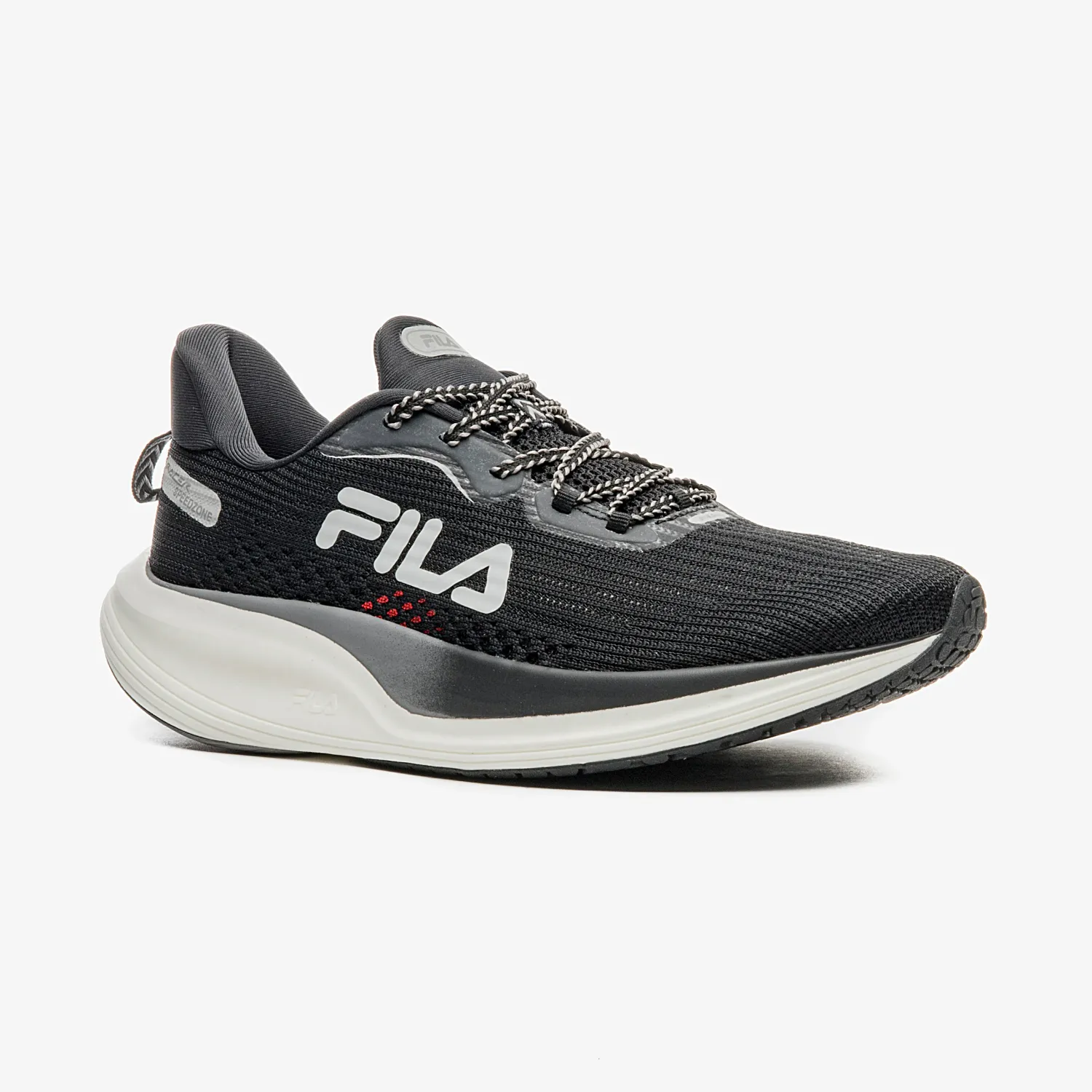 Zapatillas Fila Running Hombre Racer Speedzone color negro / blanco | Platanitos