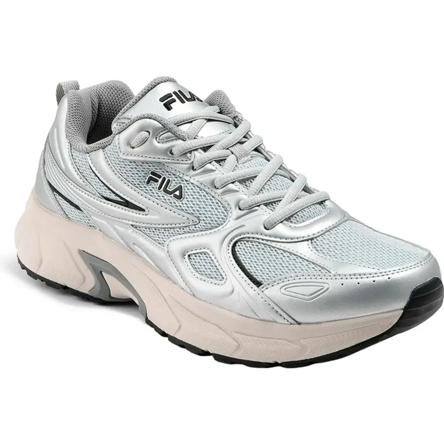 Zapatillas Fila Urbanas Mujer Retro Running 3 color gris / plateado | Platanitos
