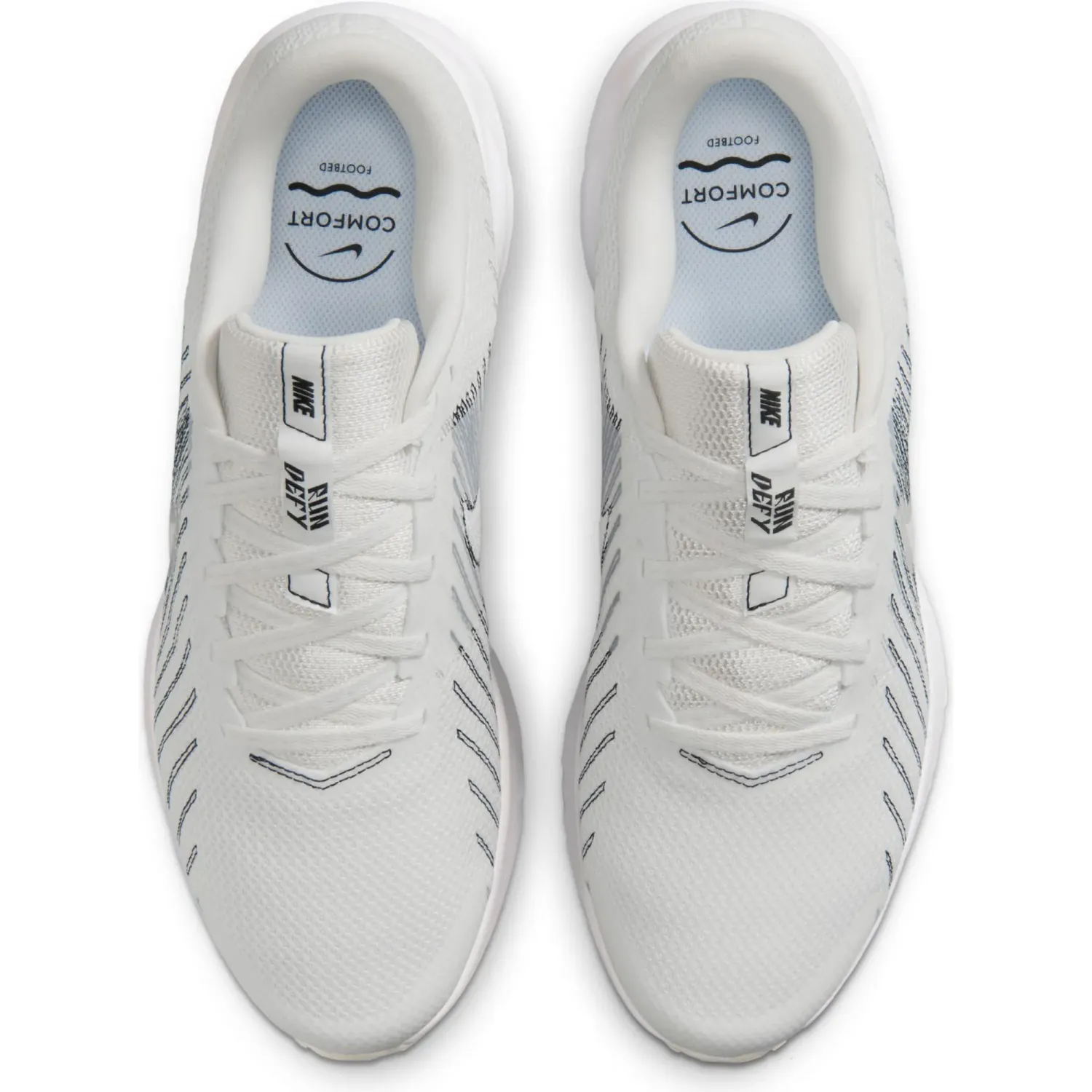 Nike Zapatillas Nike Running Hombre Run Defy color blanco | Platanitos