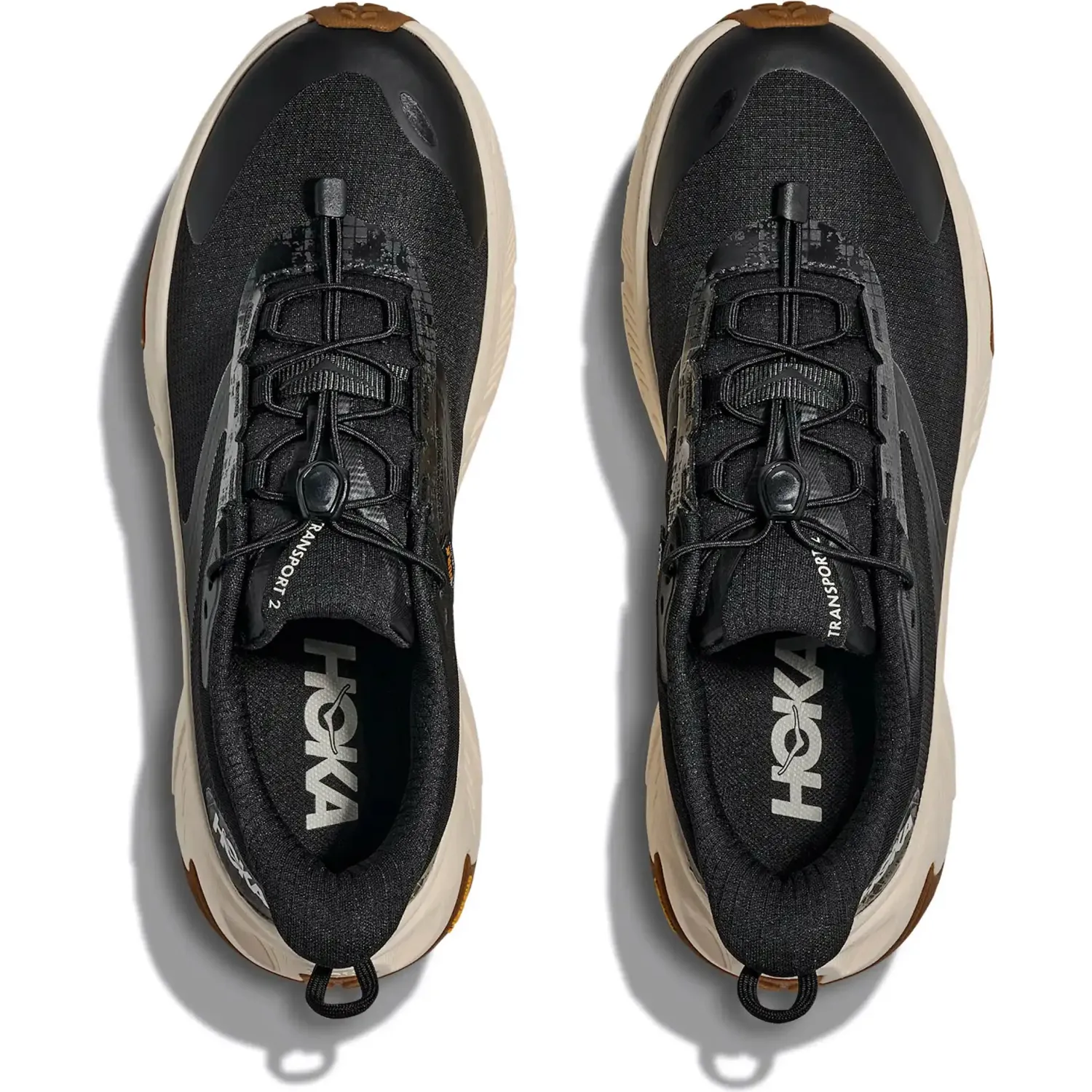 Zapatillas Hoka Trail Running Mujer Transport 2 color negro | Platanitos