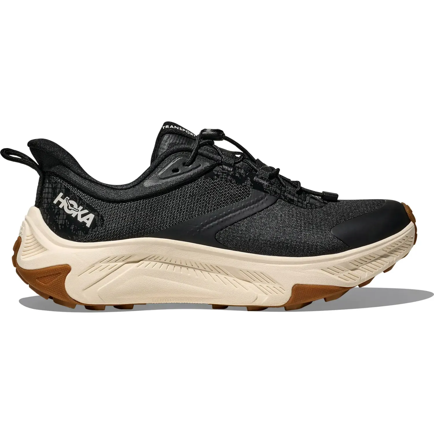 Zapatillas Hoka Trail Running Mujer Transport 2 color negro | Platanitos