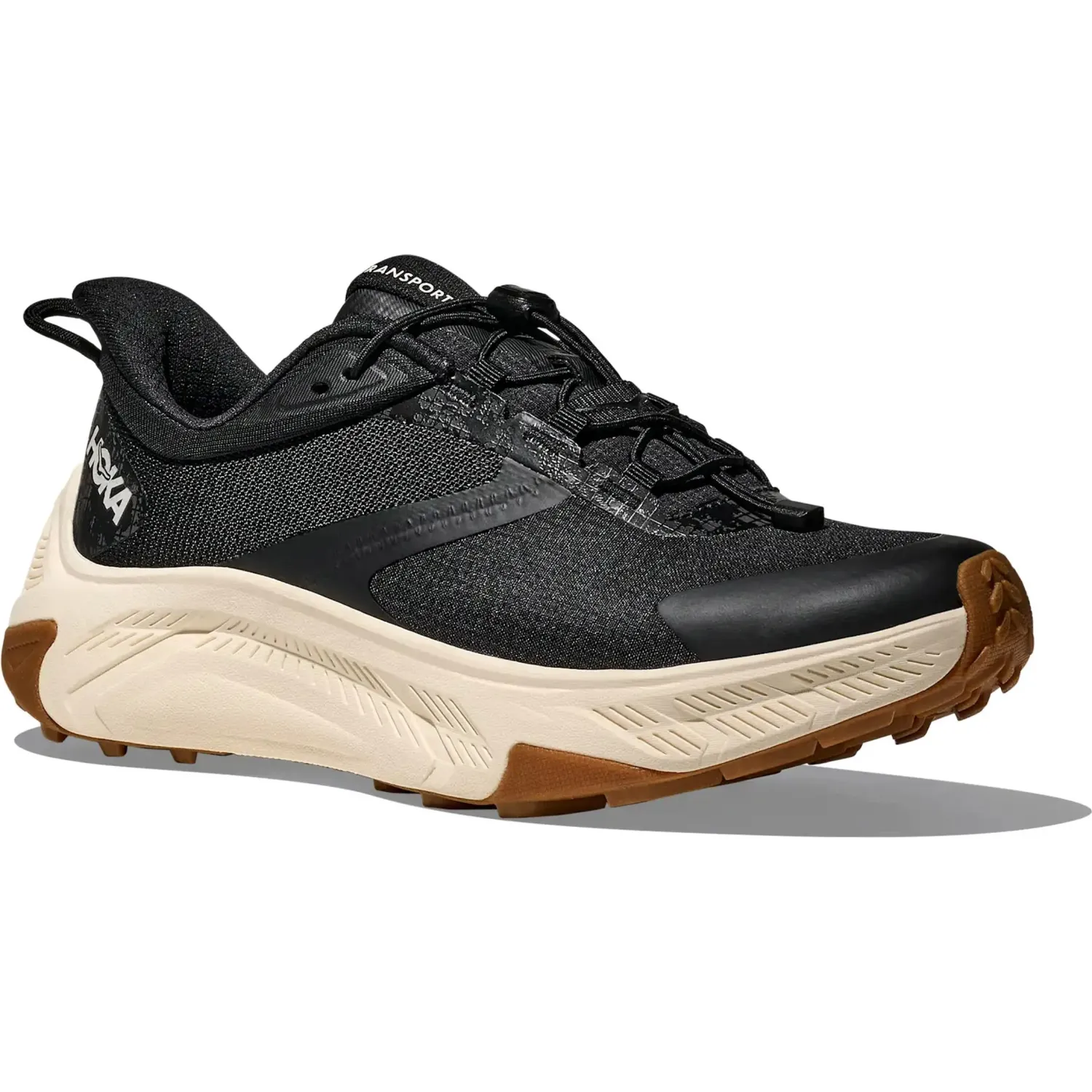 Zapatillas Hoka Trail Running Mujer Transport 2 color negro | Platanitos