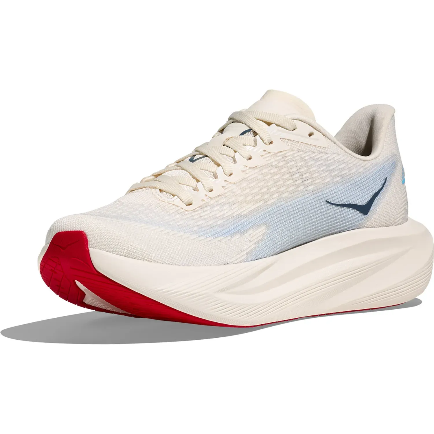 Zapatillas Hoka Running Mujer Mach 7 color blanco | Platanitos