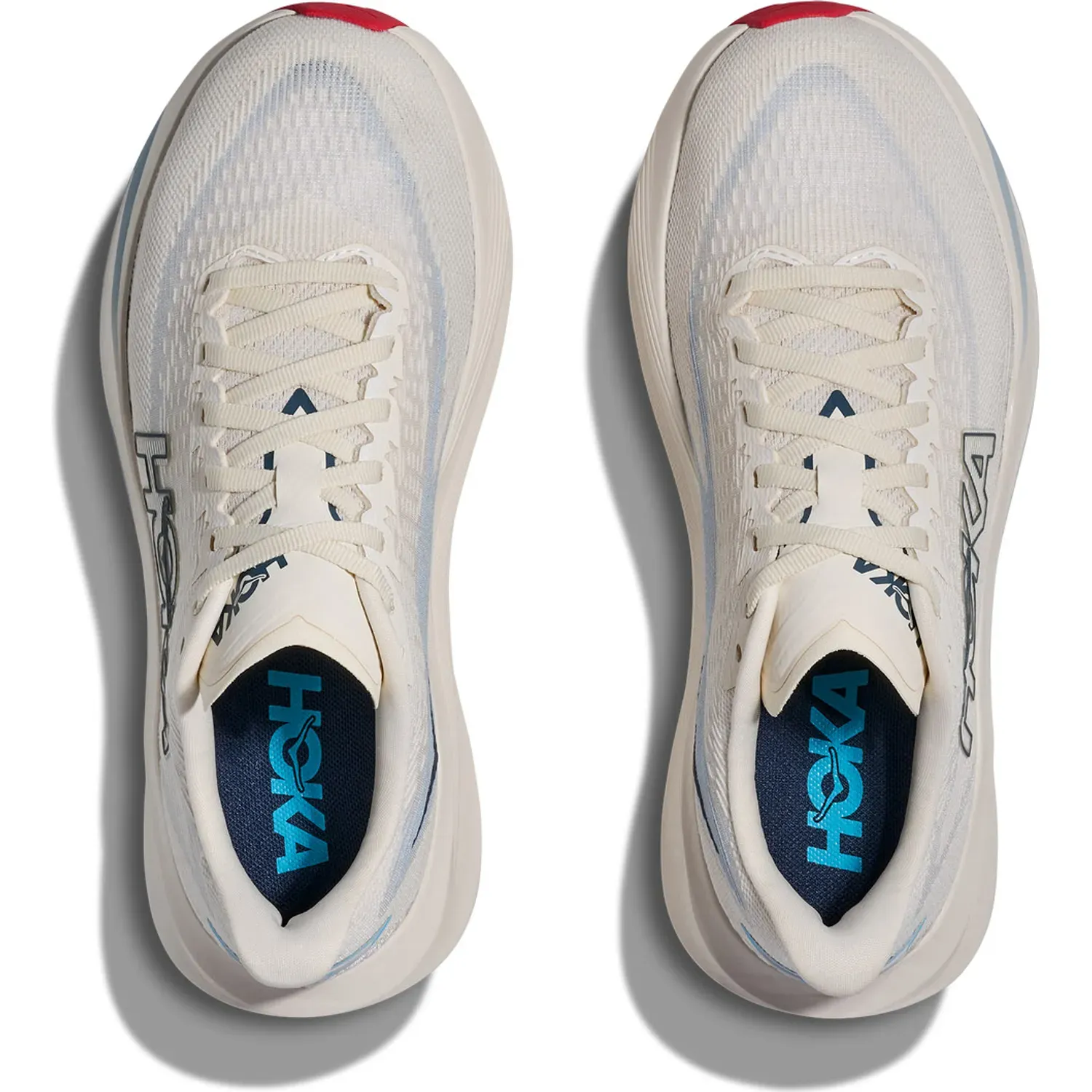 Zapatillas Hoka Running Mujer Mach 7 color blanco | Platanitos