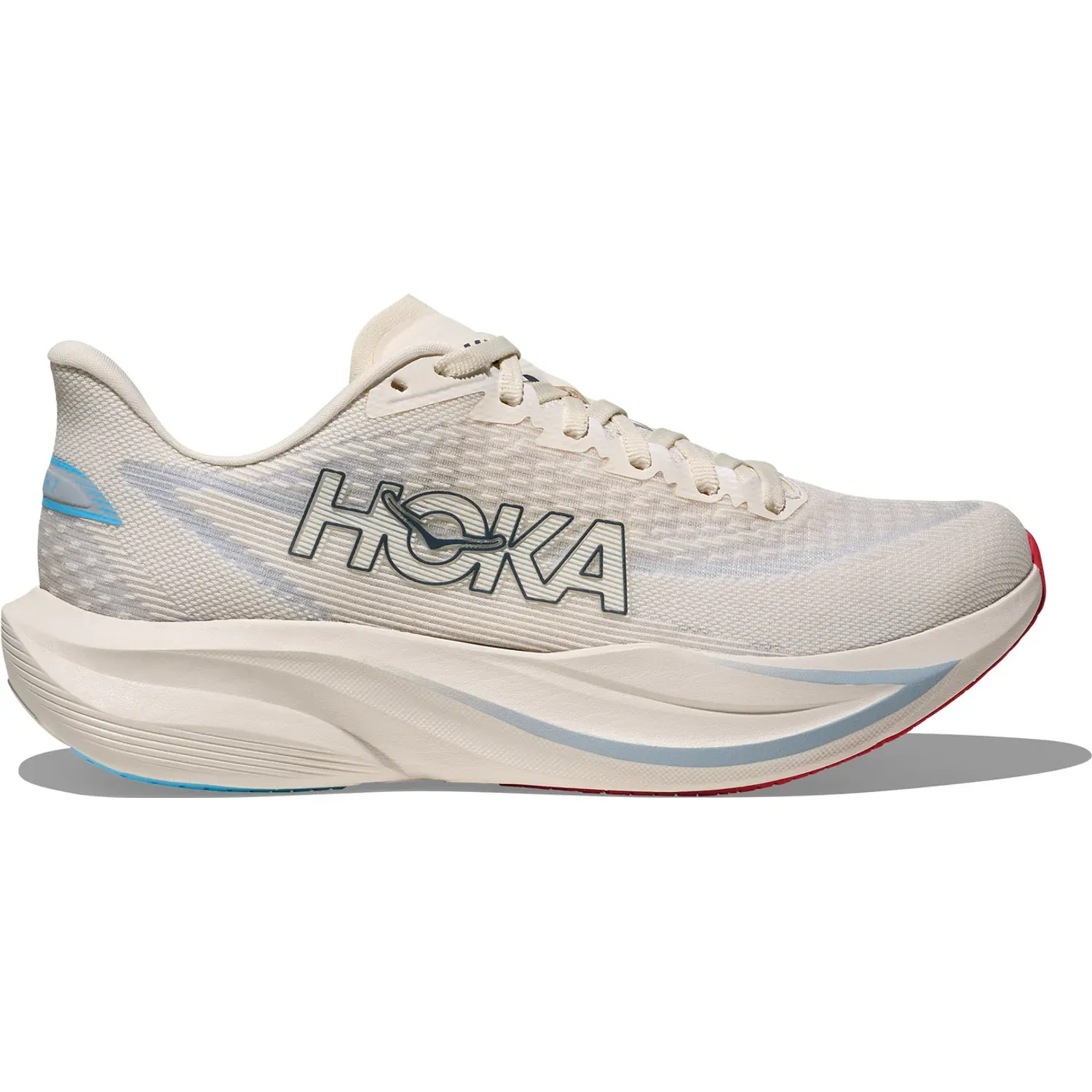 Zapatillas Hoka Running Mujer Mach 7 color blanco | Platanitos