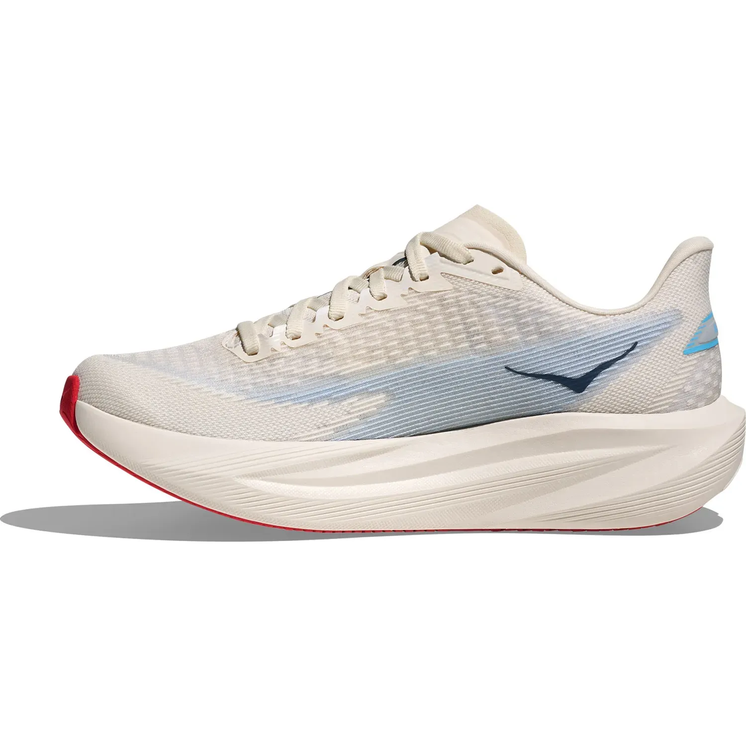 Zapatillas Hoka Running Mujer Mach 7 color blanco | Platanitos
