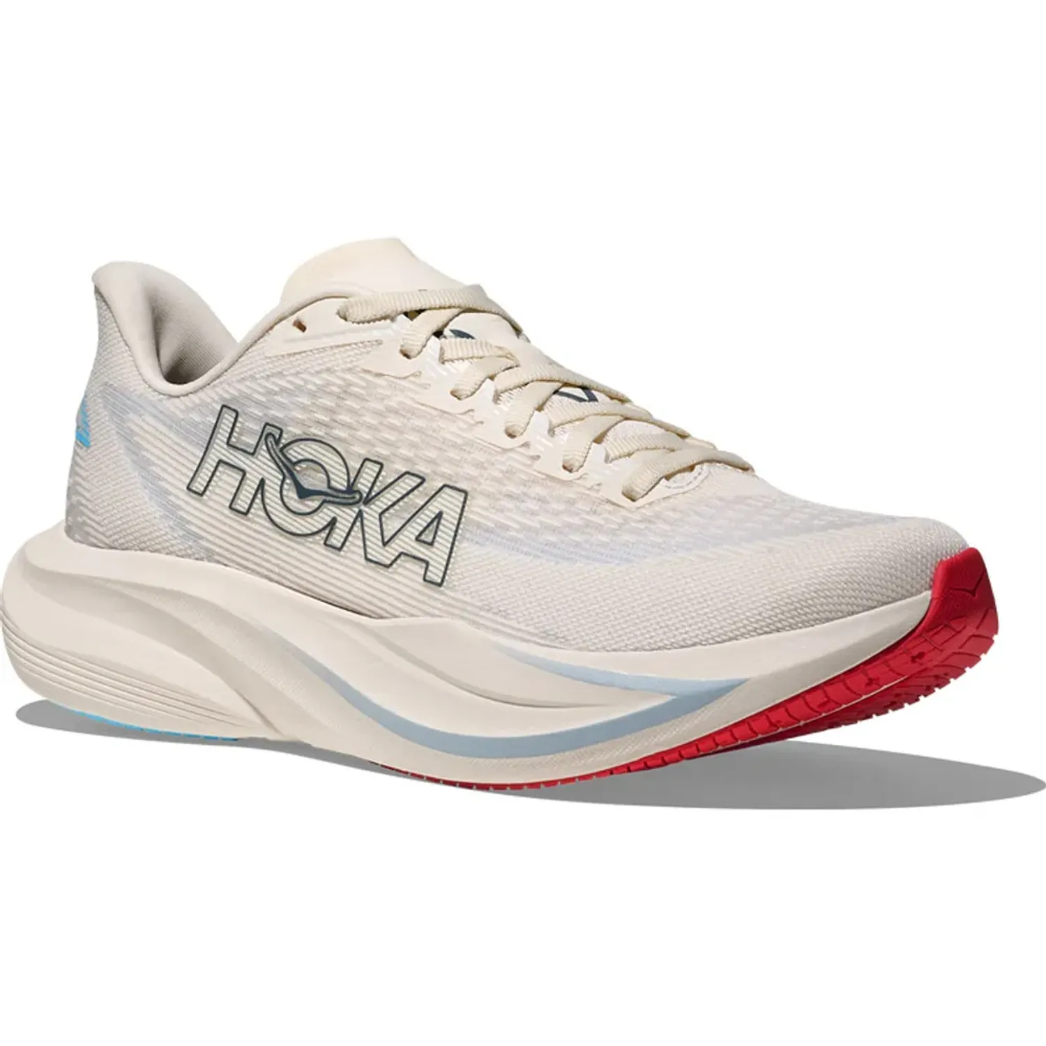 Zapatillas Hoka Running Mujer Mach 7 color blanco | Platanitos