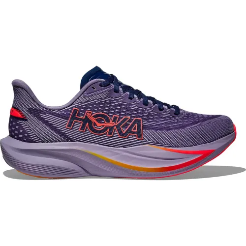 Zapatillas Hoka Running Mujer Mach 7 color morado | Platanitos