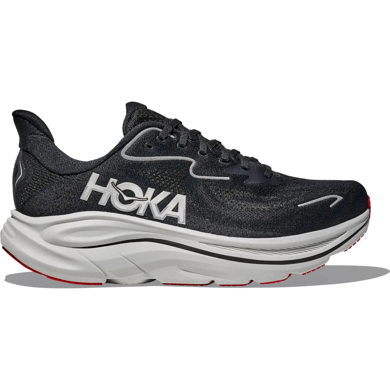 HOKA Zapatillas Hoka Running Hombre Clifton 10 color negro | Platanitos