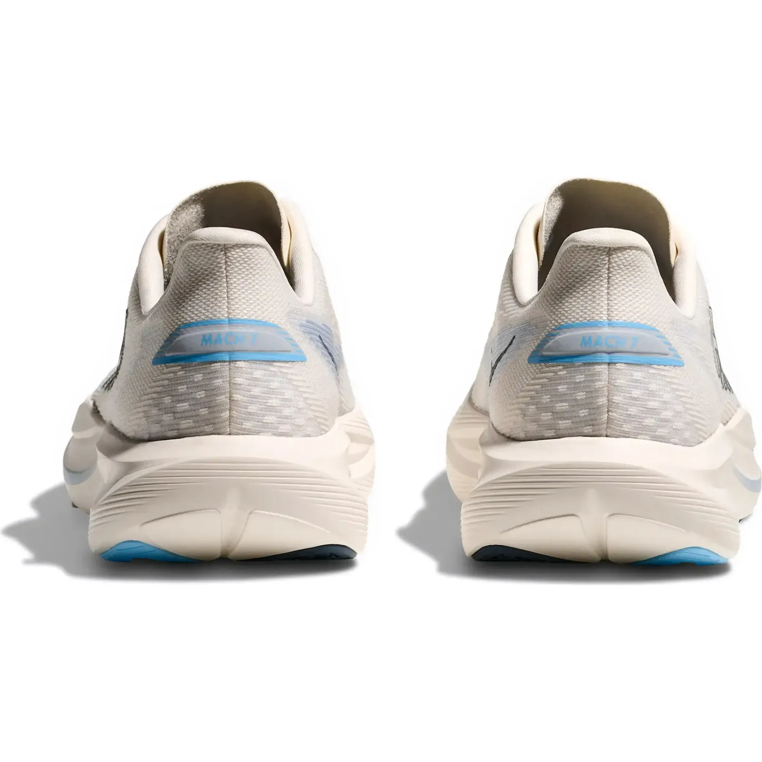 Zapatillas Hoka Running Hombre Mach 7 color blanco | Platanitos