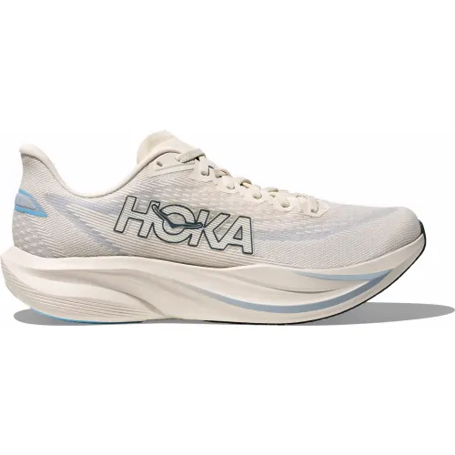 Zapatillas Hoka Running Hombre Mach 7 color blanco | Platanitos