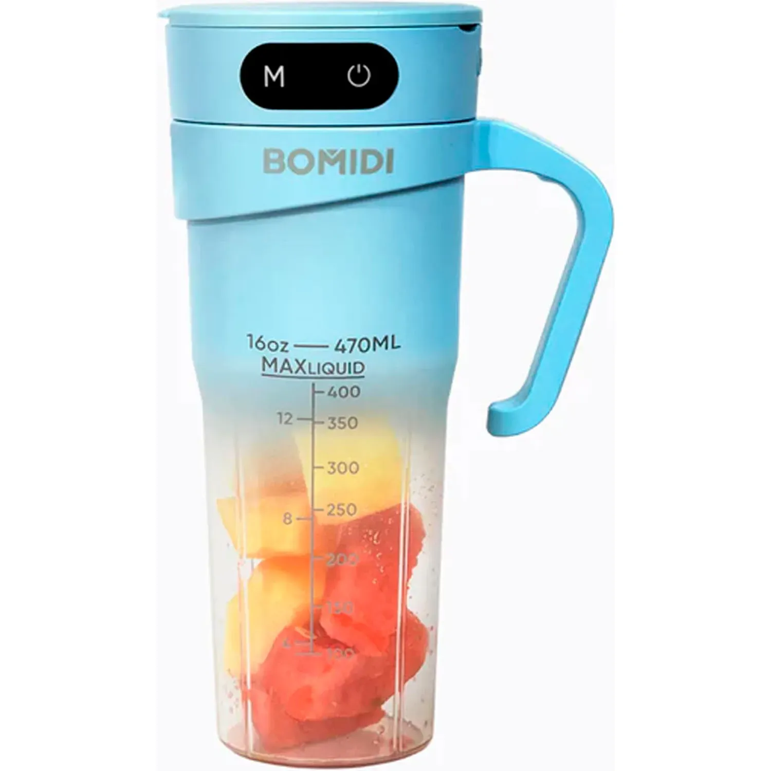 Licuadora Bomidi Portátil Modelo Jb01 Capacidad De 450ml color celeste | Platanitos