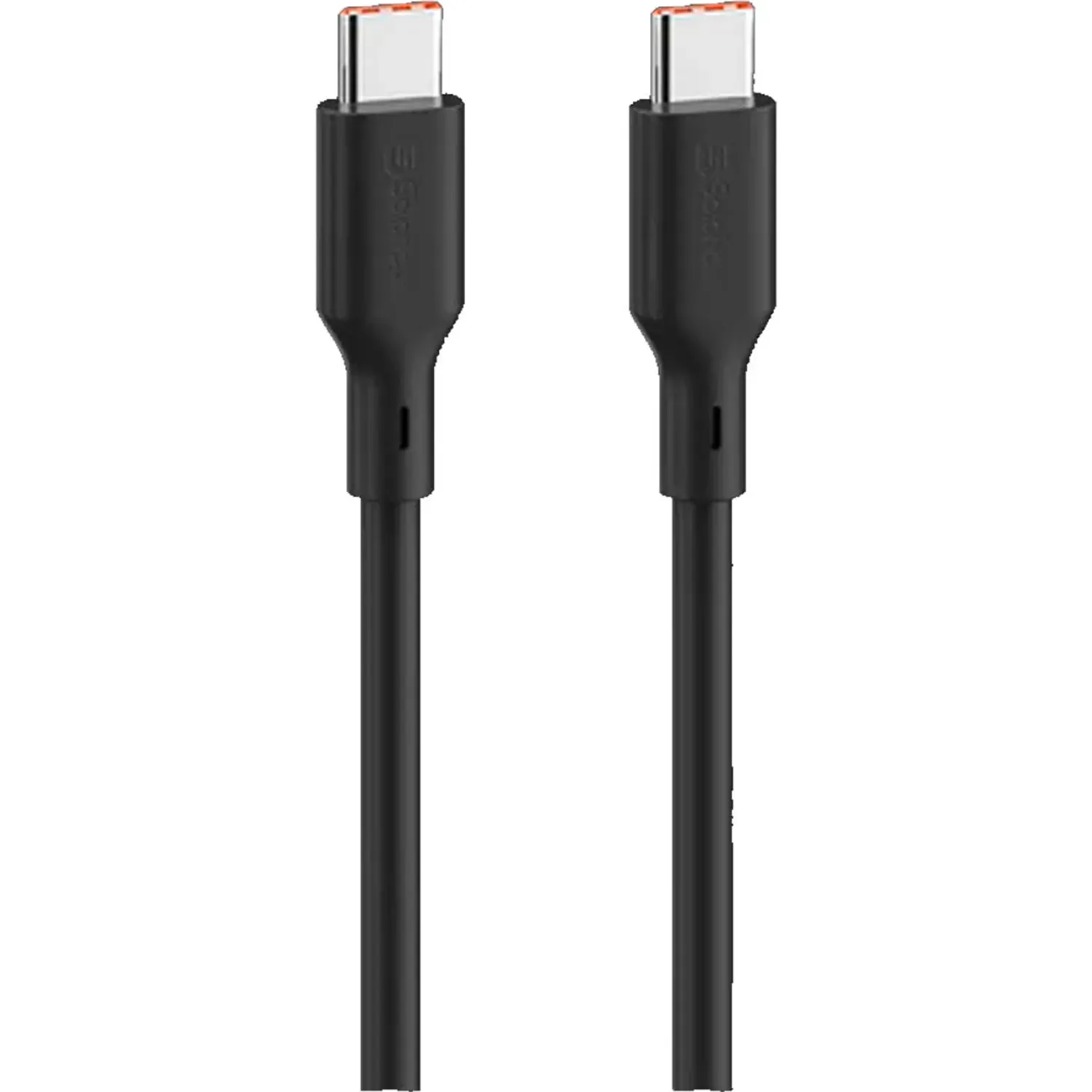 Cable Solohour Carga Rápida Type-C To Type-C 1m 480mbps color negro | Platanitos