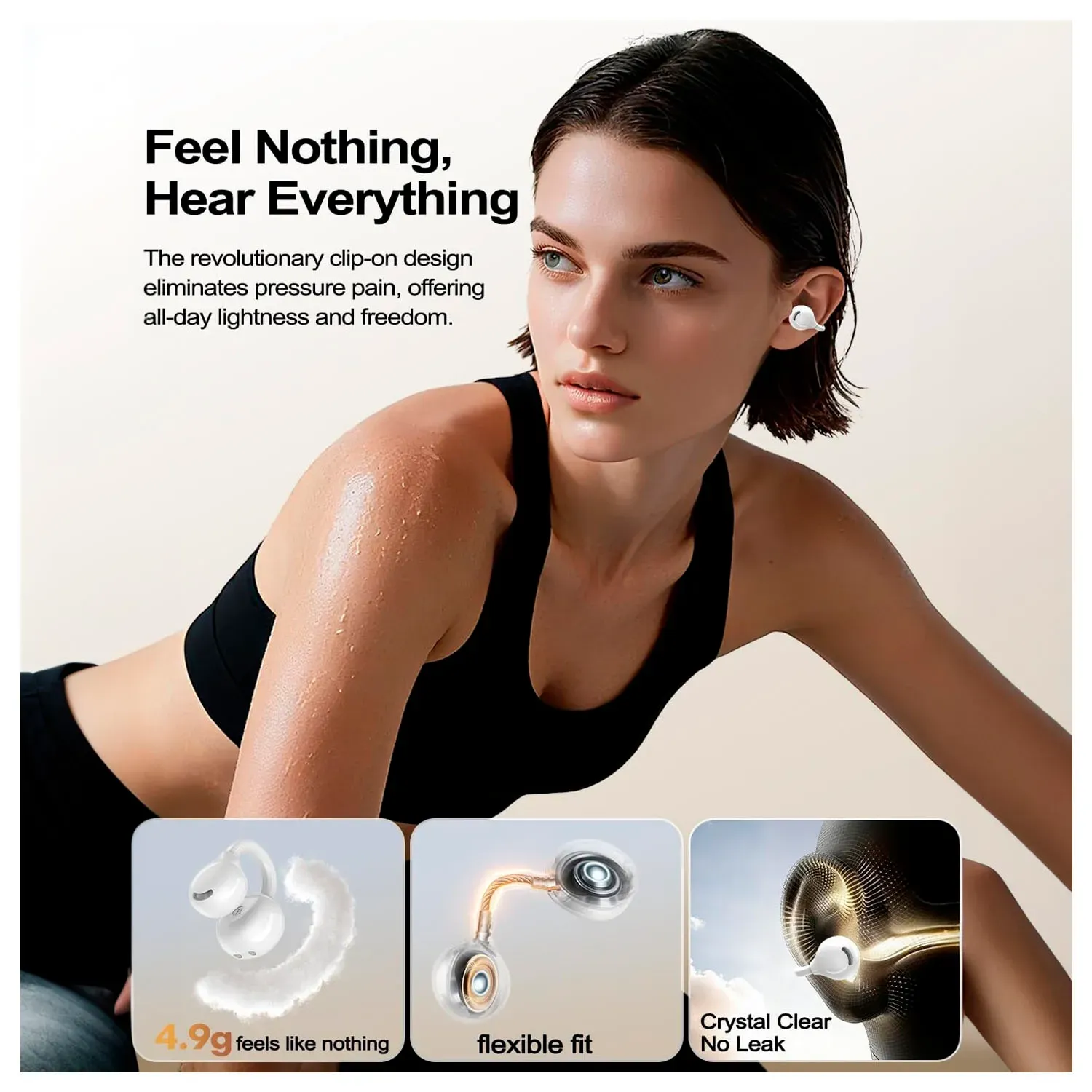 Audifonos Remax Inalámbricos Ows-20  Bluetooth 5,3 color blanco | Platanitos