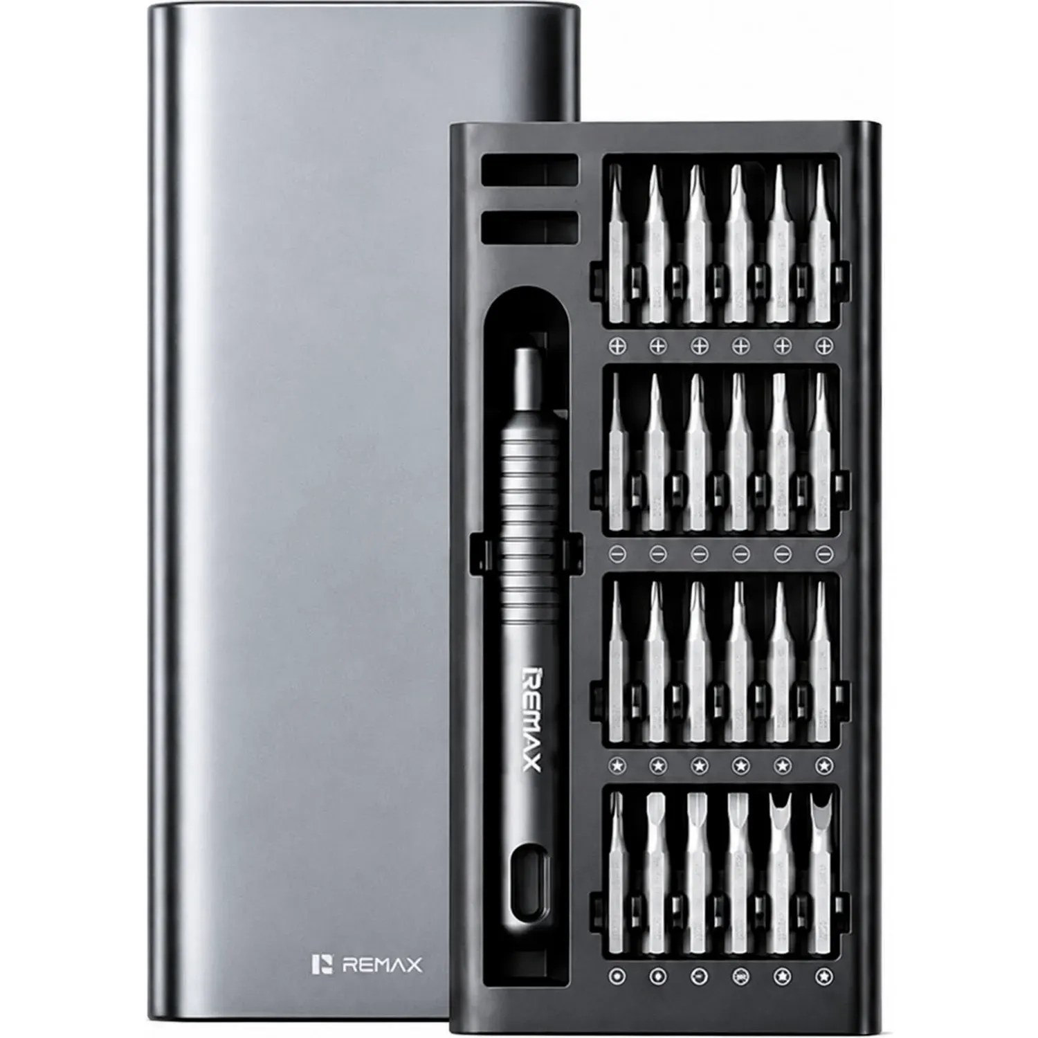 Kit Remax De Herramientas Portátil Rt-08  51 En 1 color gris | Platanitos