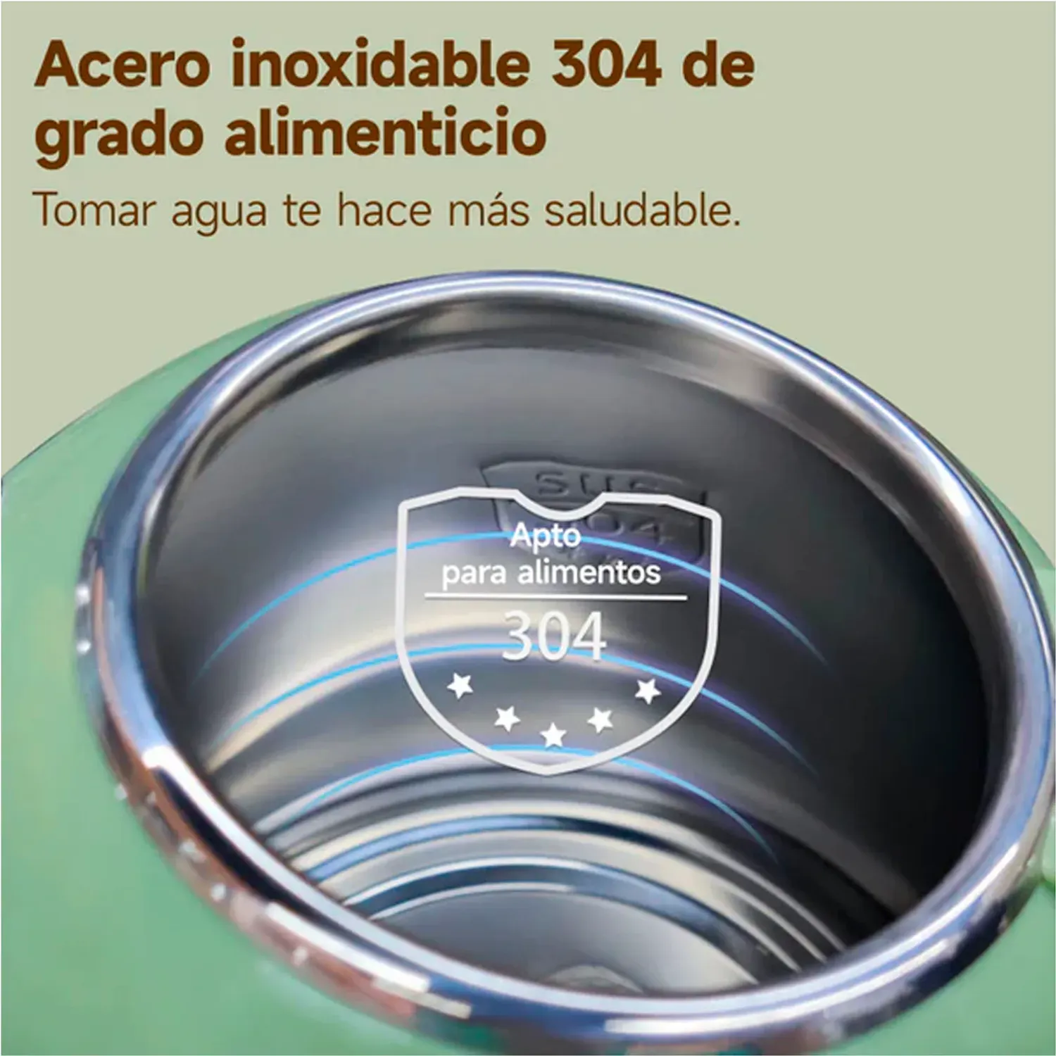 Hervidor Bomidi Eléctrico Retro Modelo Yd-1831 Capacidad 1,7l color verde | Platanitos