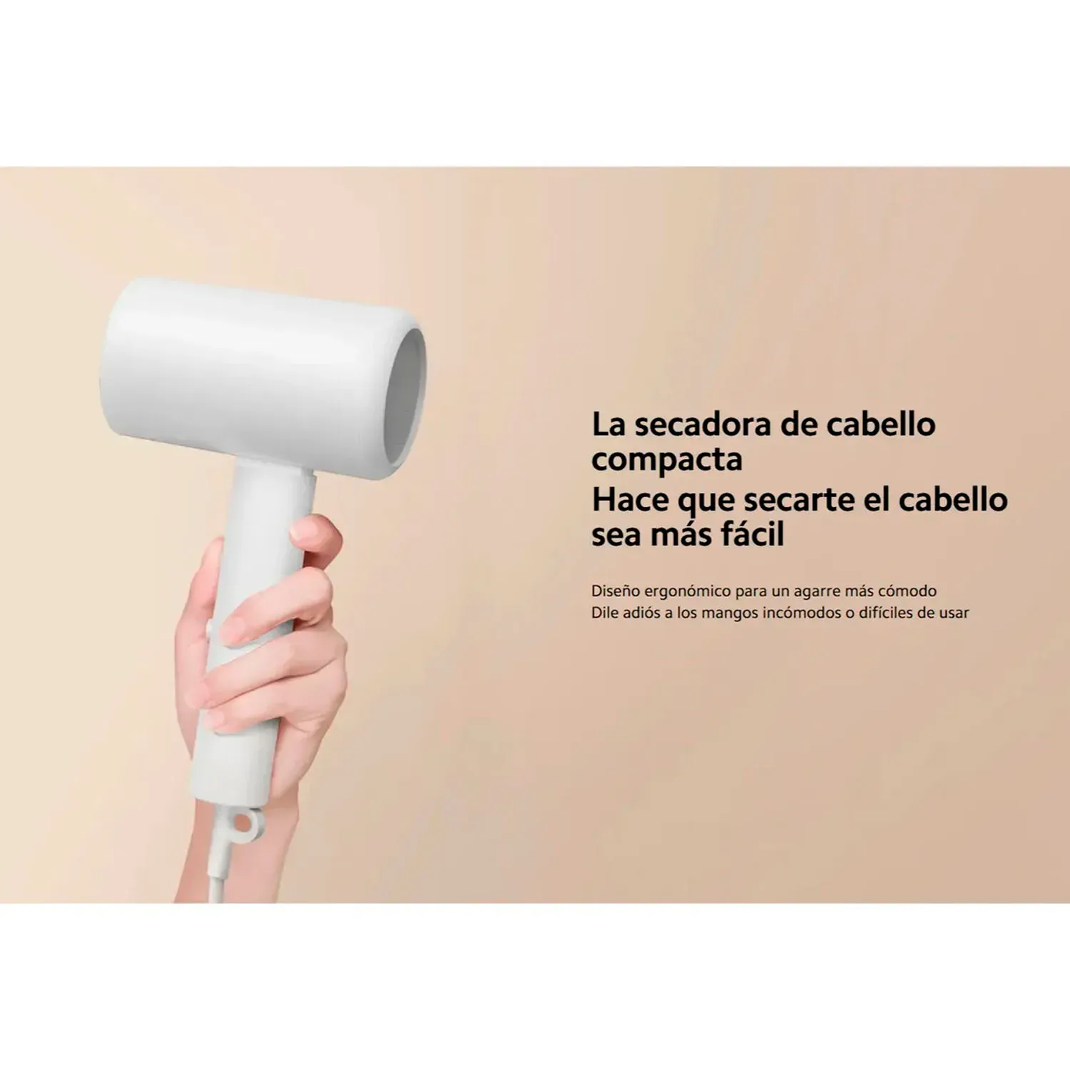 Secadora Xiaomi De Cabello Xiaomi H101 Blanco Pegable color blanco | Platanitos