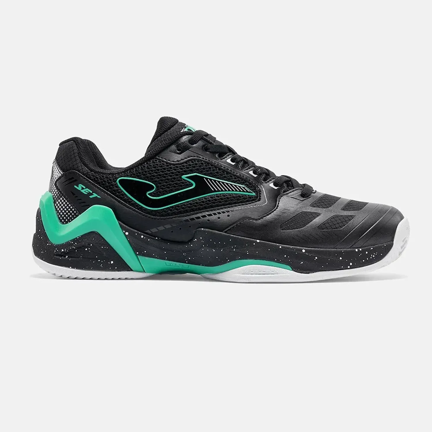 Zapatillas Joma De Tennis Hombre Set Men 2601 C color negro / turquesa | Platanitos