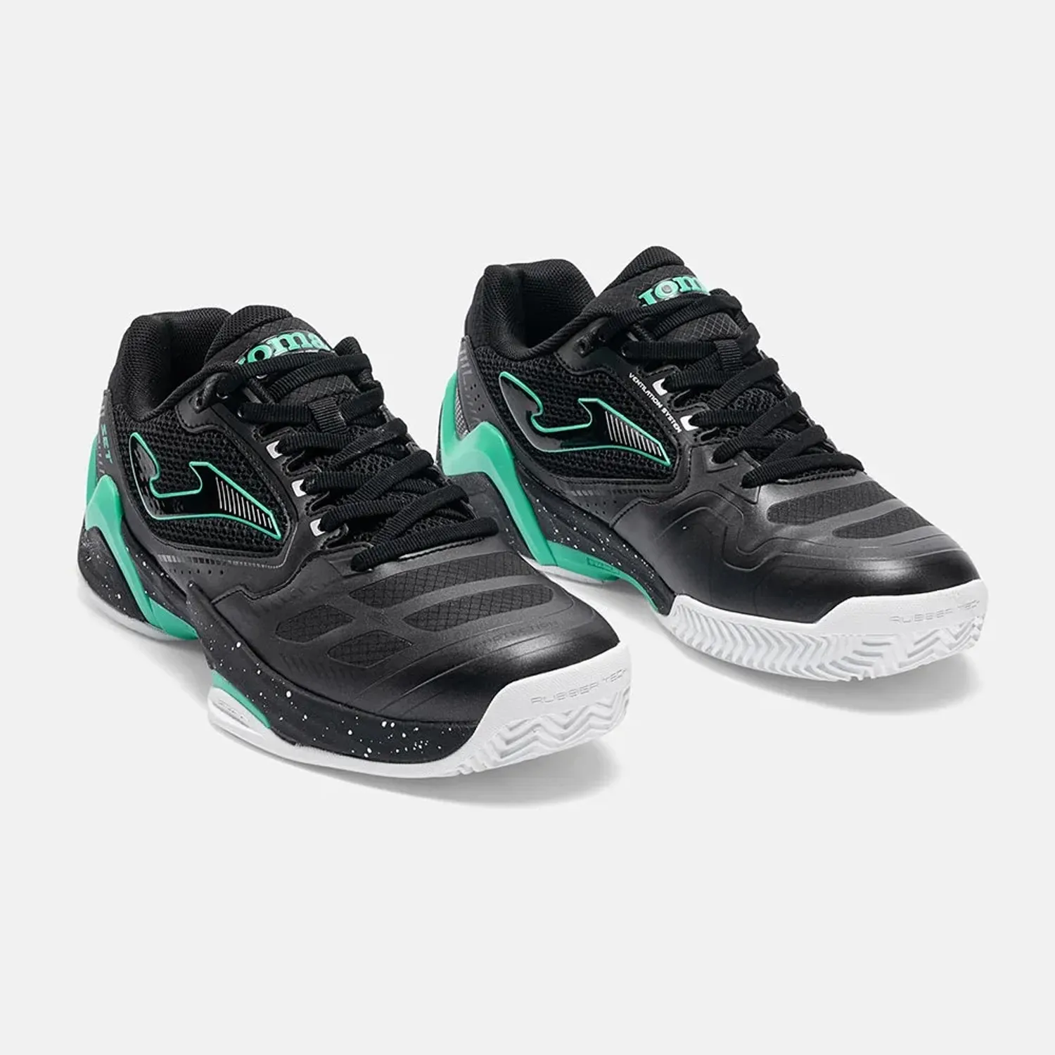 Zapatillas Joma De Tennis Hombre Set Men 2601 C color negro / turquesa | Platanitos