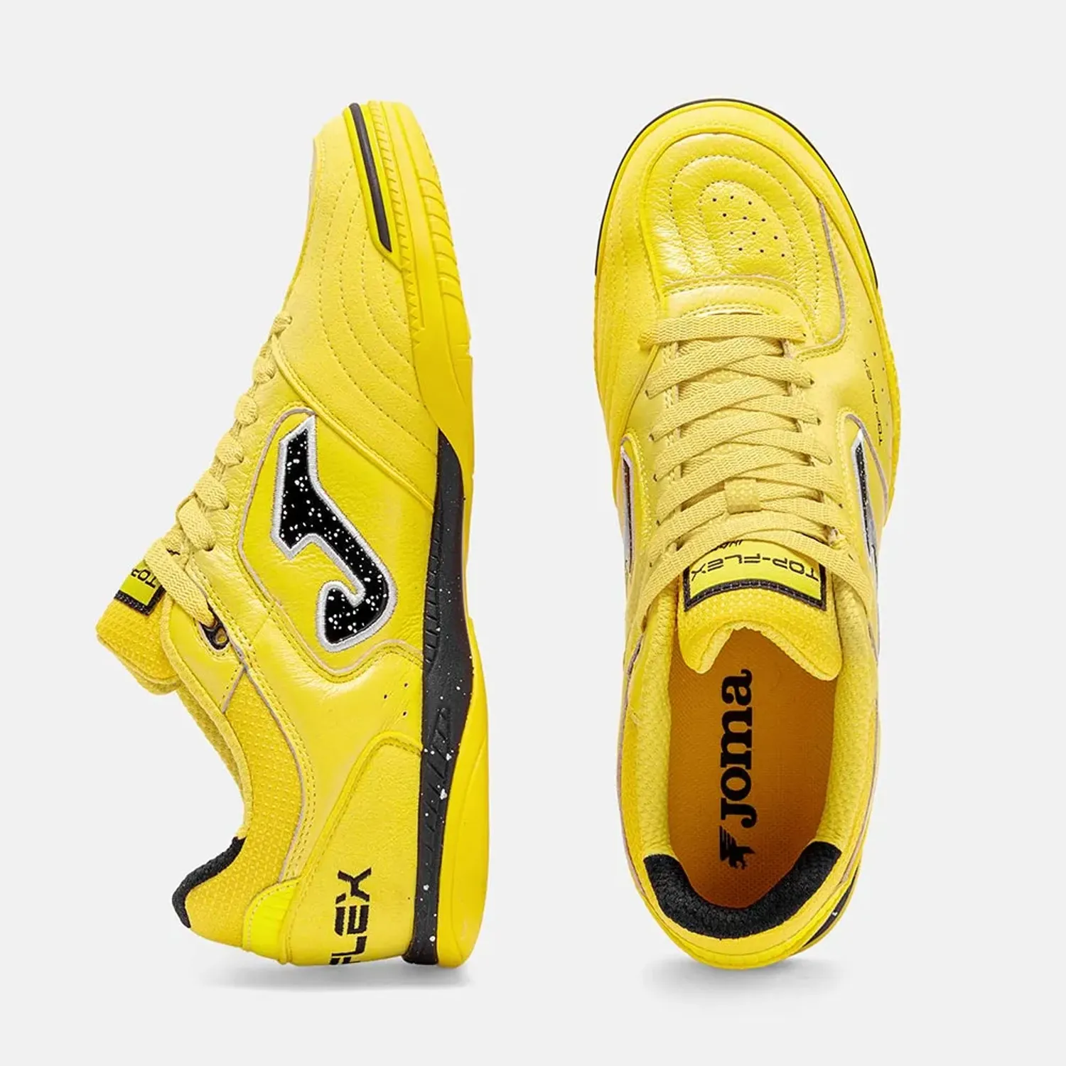 Zapatillas Joma De Futbol Unisex Sala Top Flex 2628 In color amarillo / negro | Platanitos