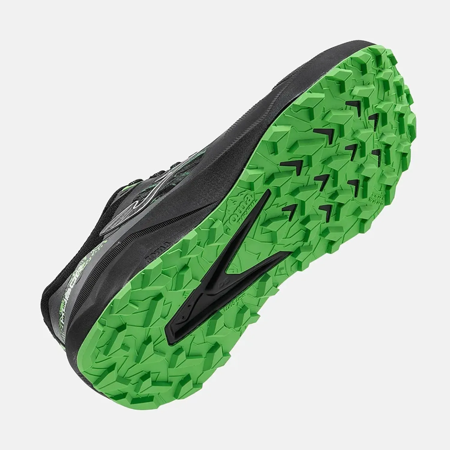 Zapatillas Joma Trail Running Hombre Kubor 2601 color negro | Platanitos